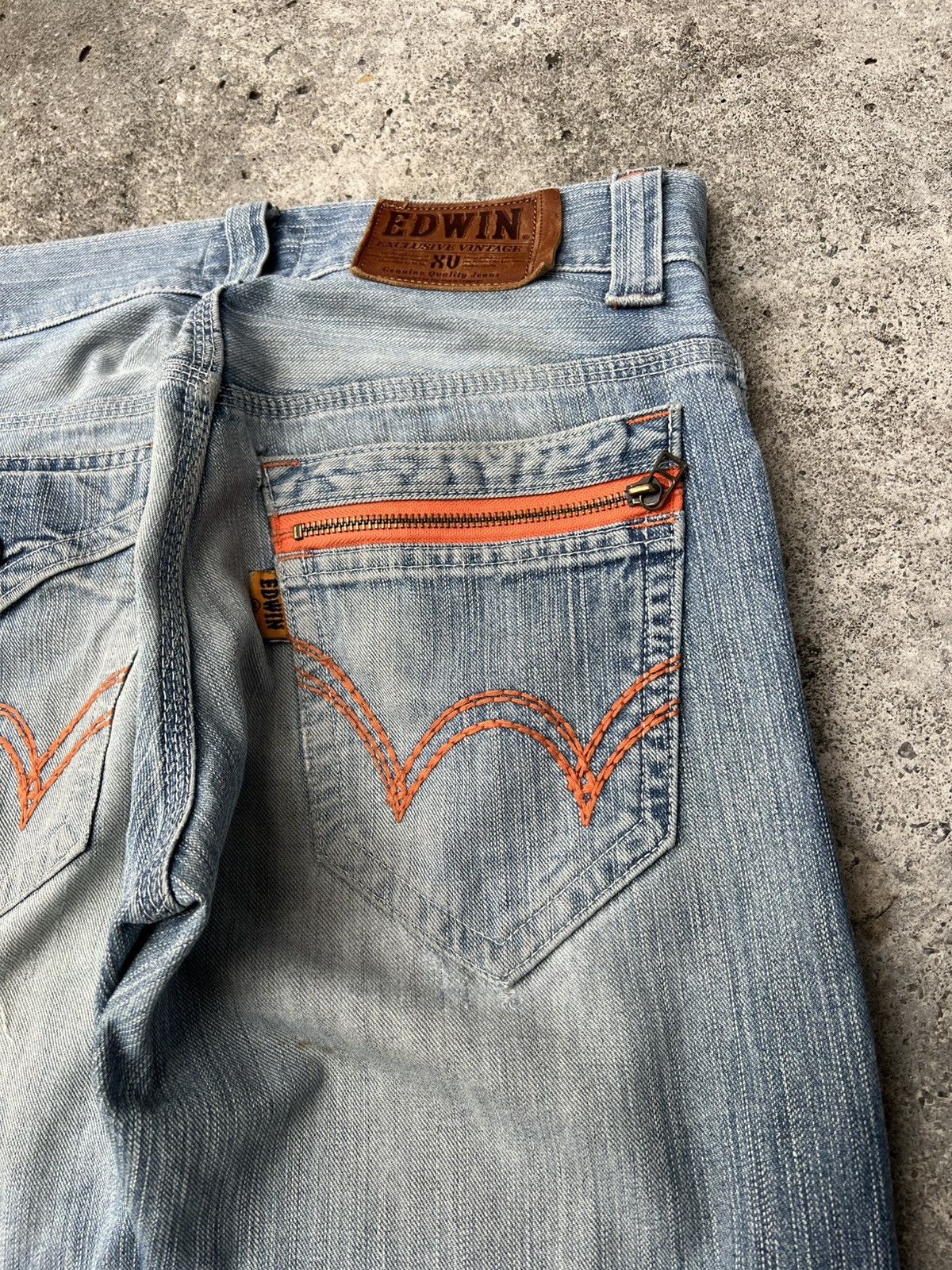 Edwin Vintage Edwin Exclusive Vintage Light Wash Jean Size US 31 - 14 Thumbnail