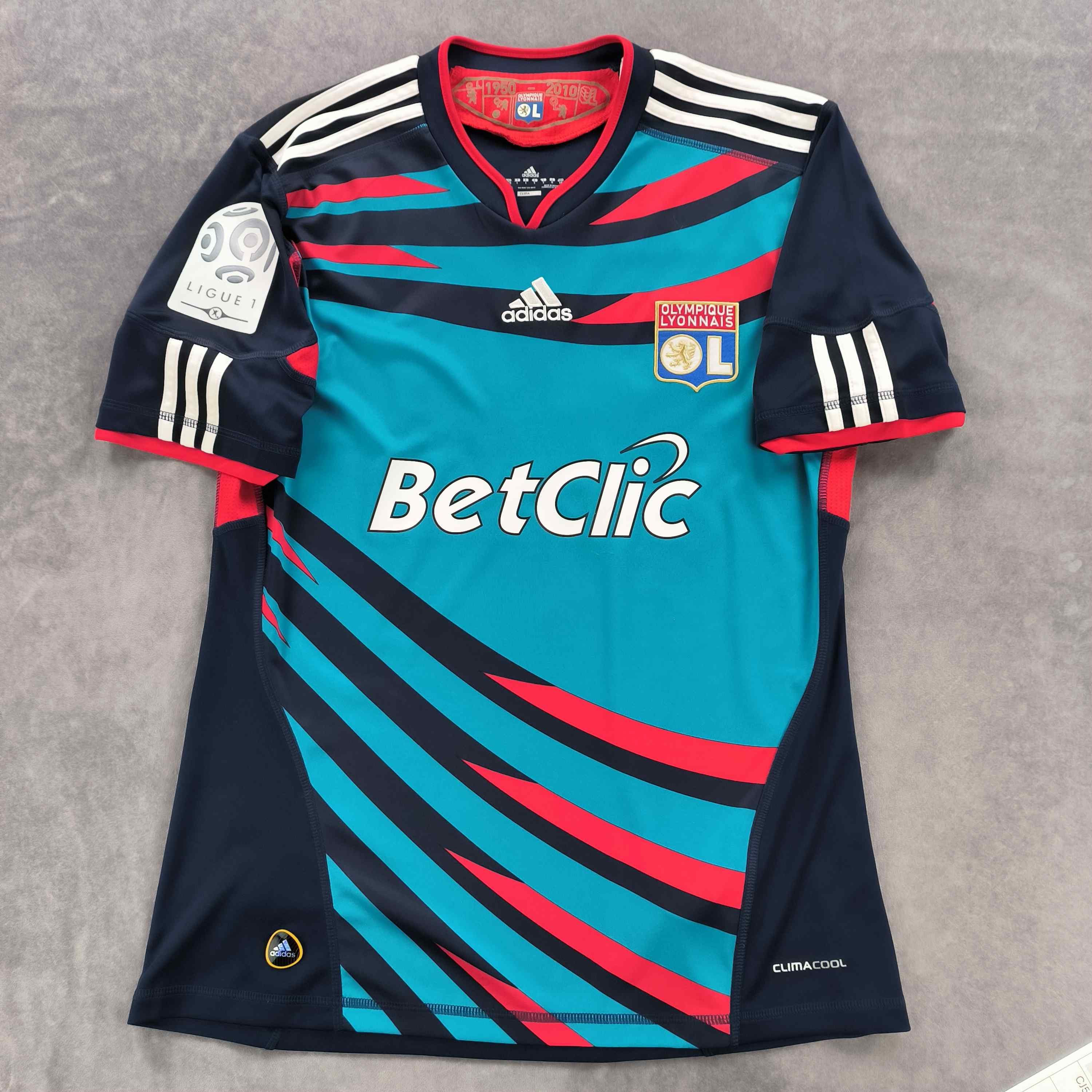 Adidas Lyon 2010-11 Adidas third Lacazette football jersey size S Size US S / EU 44-46 / 1 - 2 Thumbnail