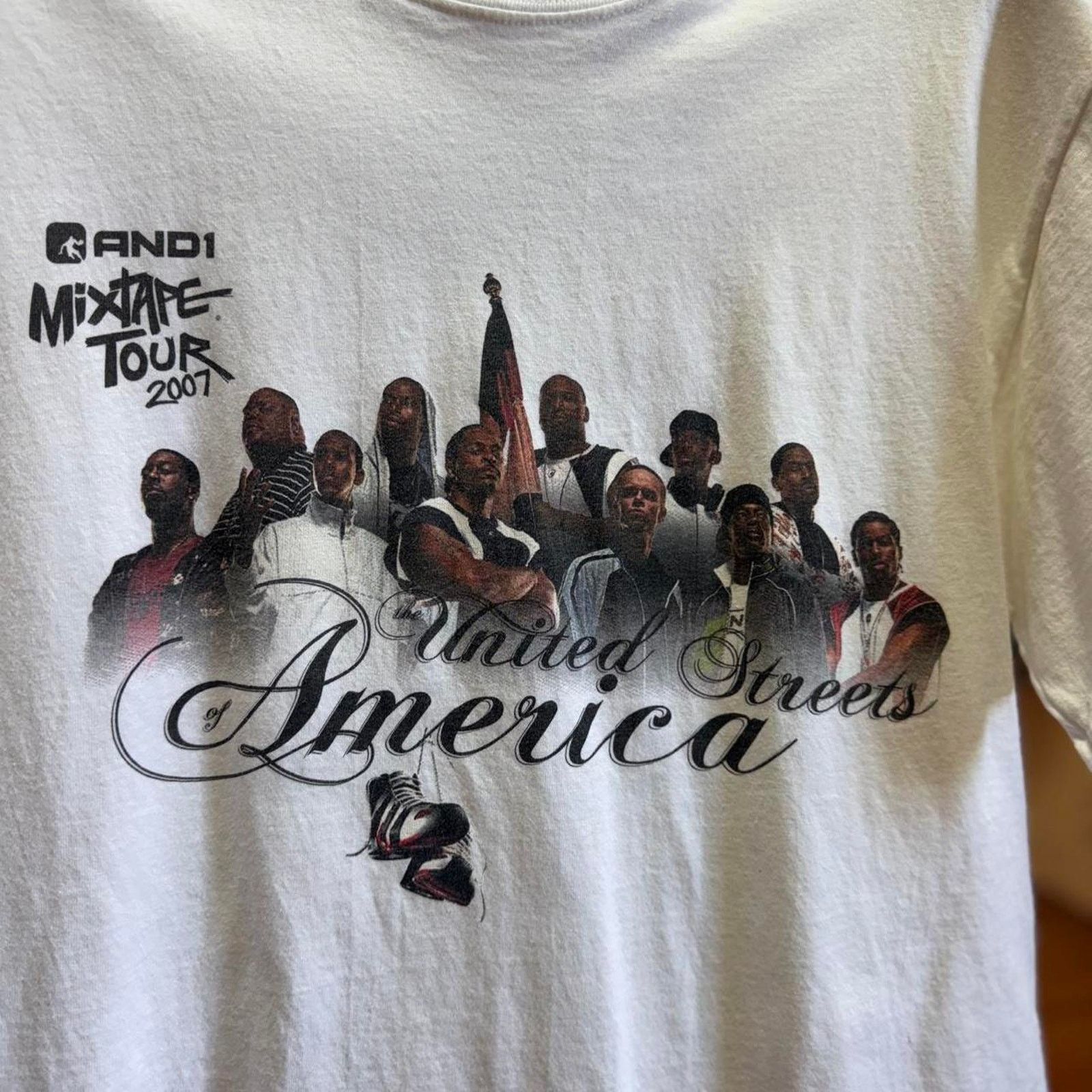 Band Tees Vintage Y2K And1 Mixtape Tour 2007 Rap Music Band T-Shirt Size US M / EU 48-50 / 2 - 3 Thumbnail