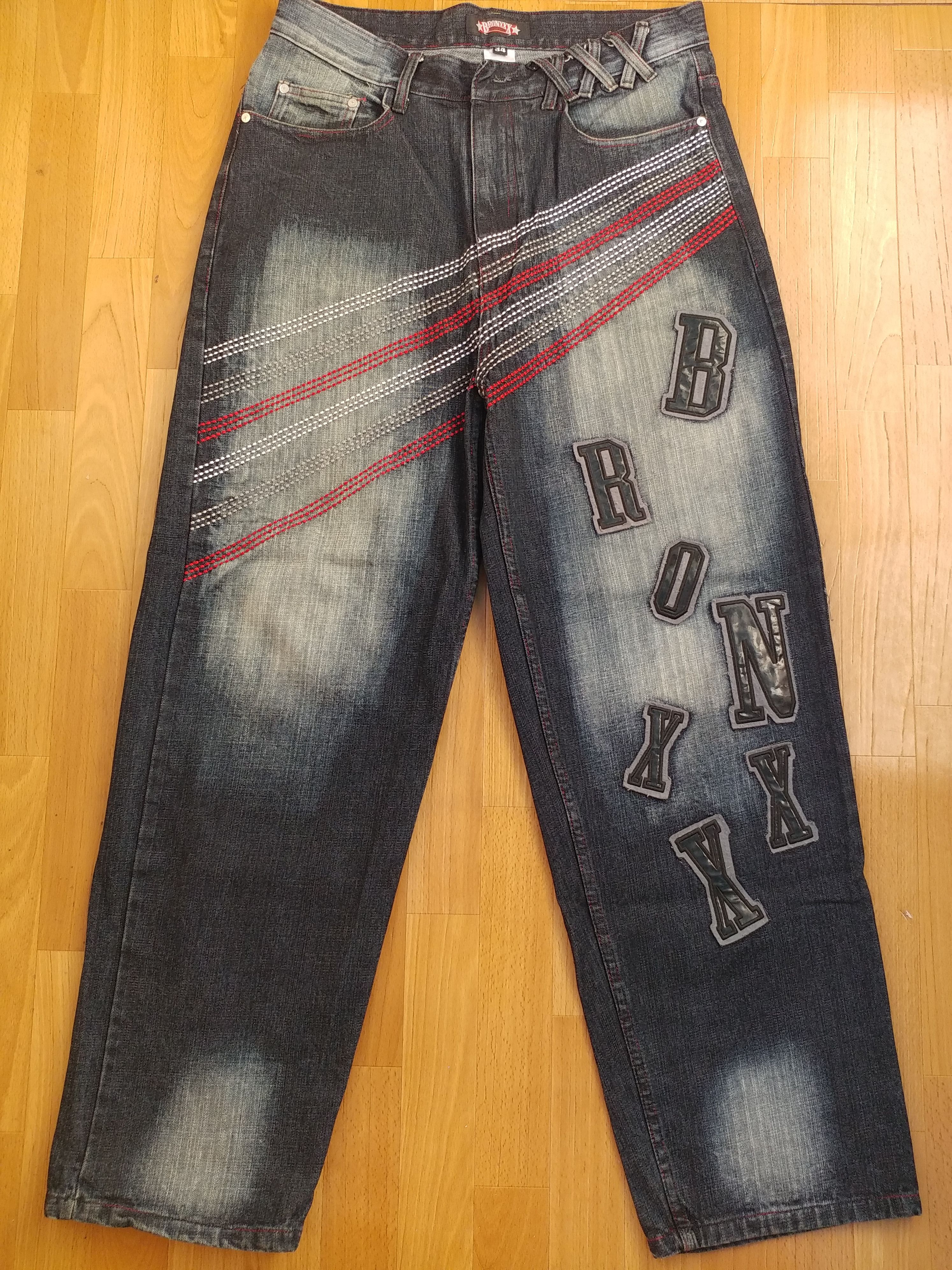 Other Bronxxx jeans, vintage, 90s hip hop, baggy Bronx NYC 34 Size US 34 / EU 50 - 1 Thumbnail