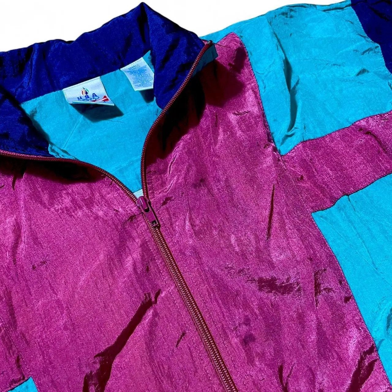JCPenney Vintage USA Olympic JCPenney Windbreaker Jacket - Size S Size US S / EU 44-46 / 1 - 6 Thumbnail