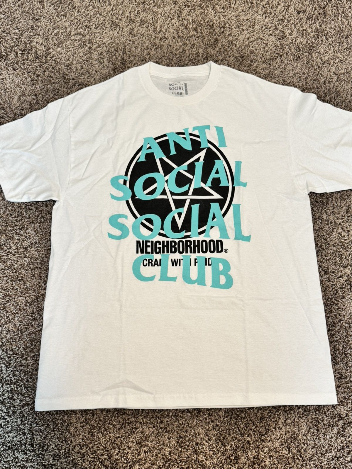 Anti Social Social Club × Neighborhood Anti Social Social Club X Neighborhood Tee Size US XL / EU 56 / 4 - 1 Thumbnail