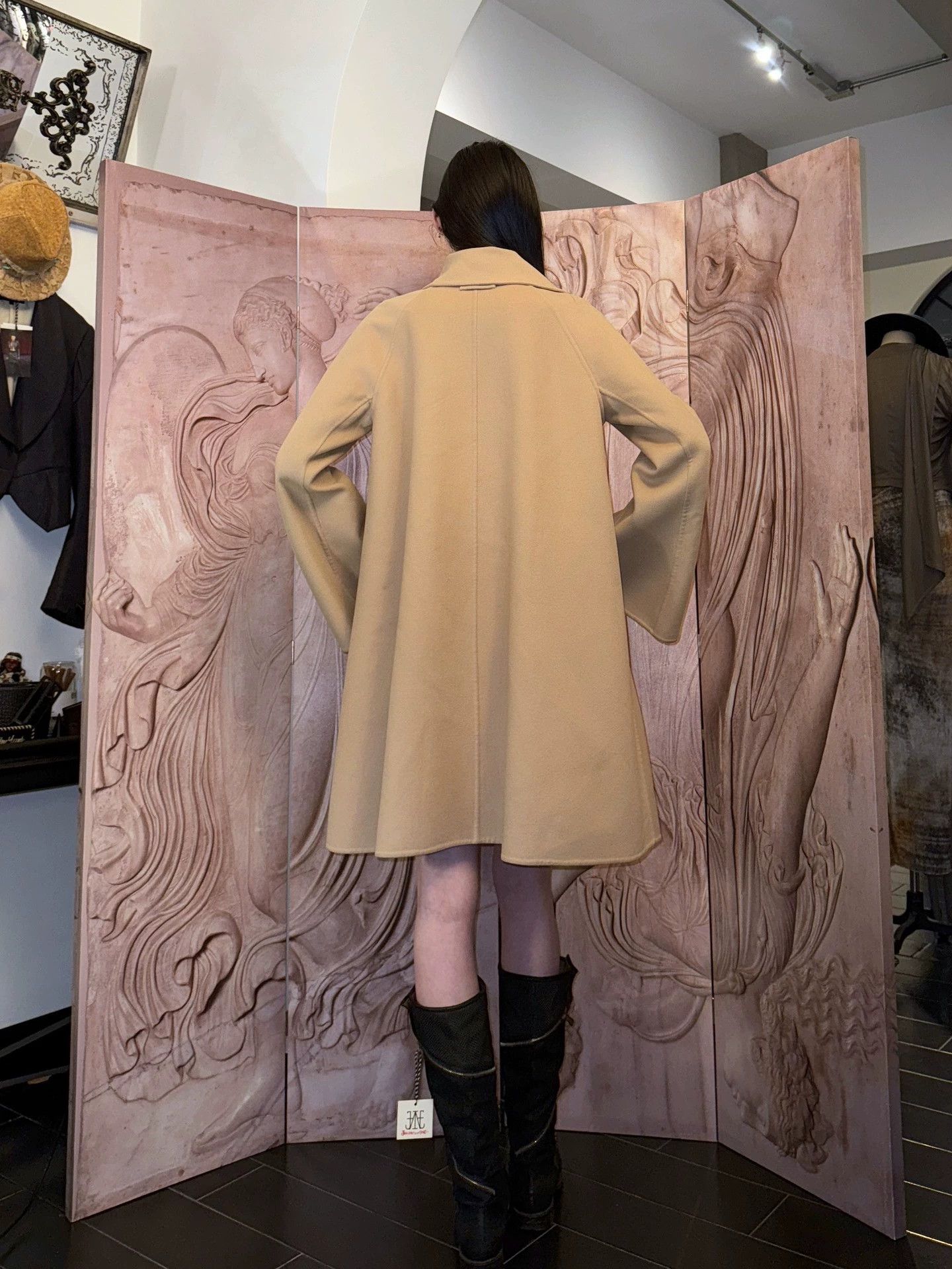 Jean Paul Gaultier Jean Paul Gaultier Oversized Leather Wool Overcoat Size S / US 4 / IT 40 - 7 Thumbnail