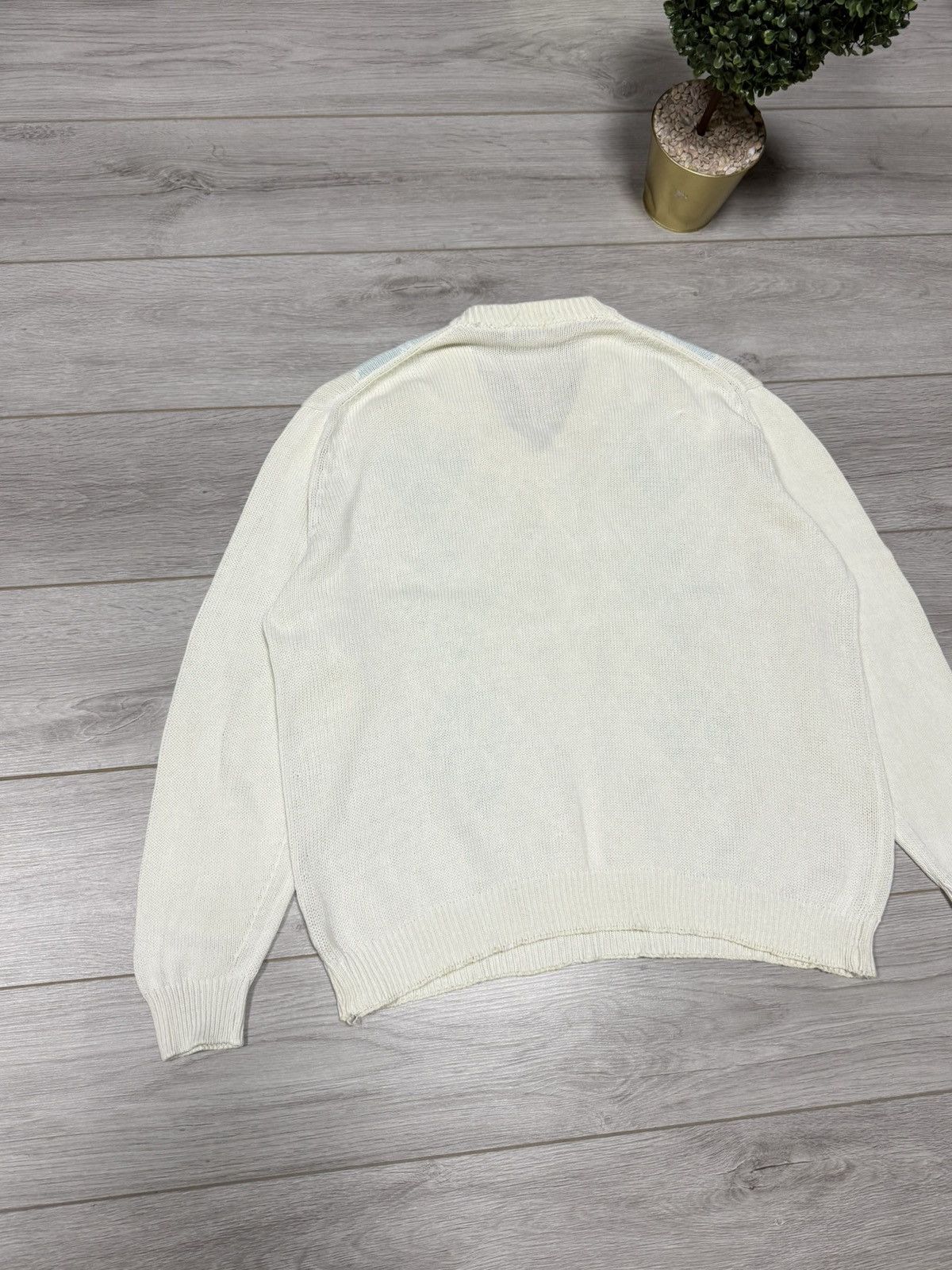 Burberry Burberry vintage knitted patterns sweater England vintage Size US XL / EU 56 / 4 - 7 Thumbnail
