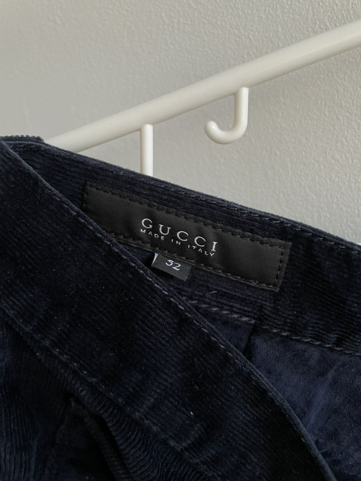 Gucci Gucci Vintage Velvet Black / Dark Blue Pants Jeans Size US 36 / EU 52 - 6 Thumbnail