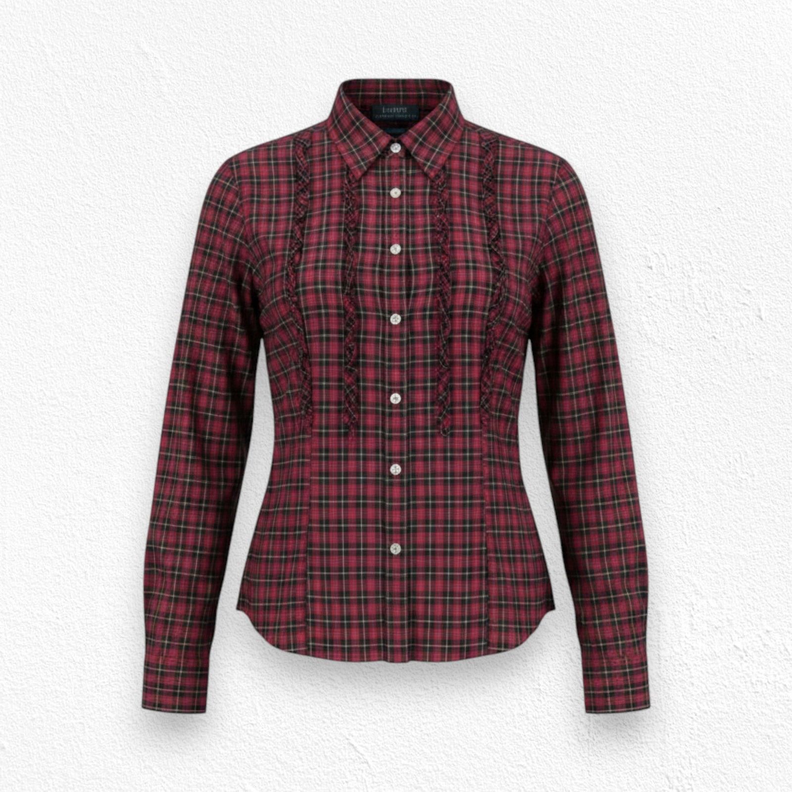 Lauren Ralph Lauren Y2K LRL Brodie Red Plaid Button Down Size Medium Size M / US 6-8 / IT 42-44 - 1 Thumbnail