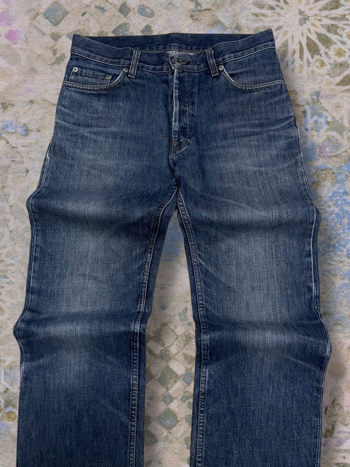 Helmut Lang Vintage Authentic Designer Helmut Lang 1998 Distressed Denim Size US 30 / EU 46 - 3 Thumbnail