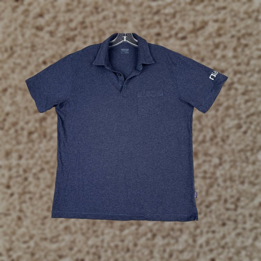 Patagonia Patagonia Polo Shirt Adult Large Blue 100% Cotton Pocket Mens Size US L / EU 52-54 / 3 - 1 Thumbnail