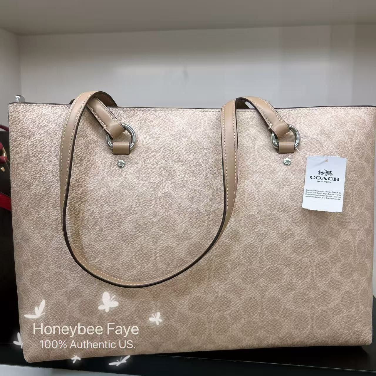 Coach Station Tote Bag In Signature Canvas CCD69 Size ONE SIZE - 2 Thumbnail