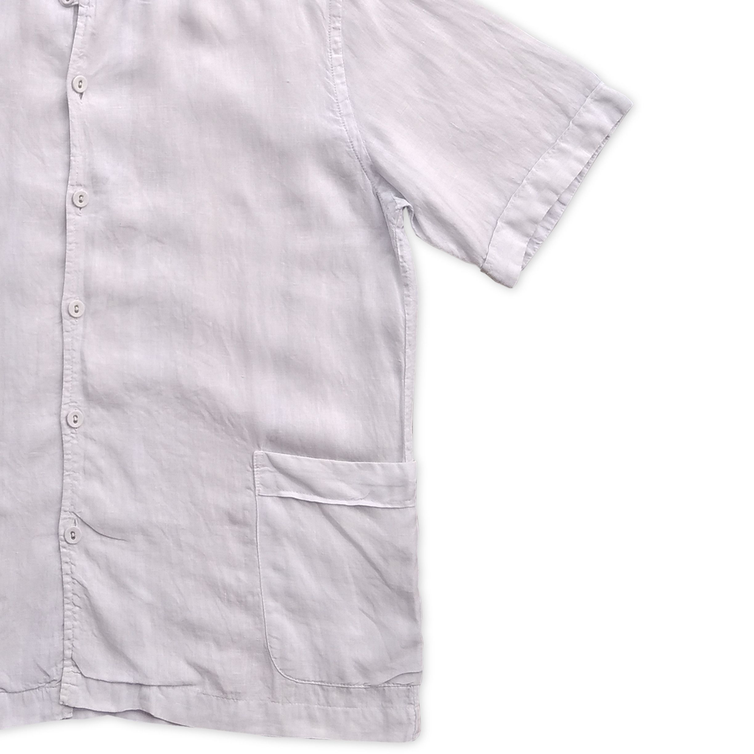 Kapital Vintage 00's OMNIGOD Natural Wear Japanese Linen Shirt Size US M / EU 48-50 / 2 - 3 Thumbnail