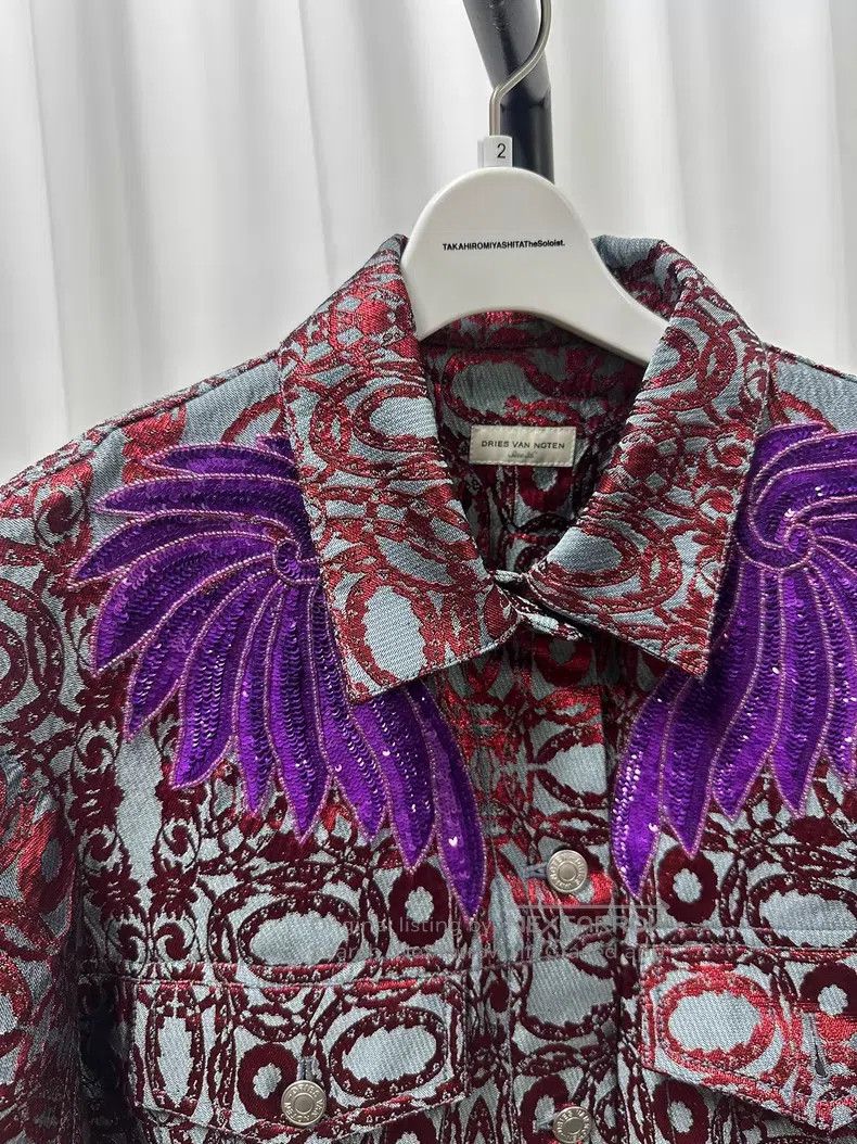 Dries Van Noten Dries Van Noten Beaded Embroidered Short Jacket Size M / US 6-8 / IT 42-44 - 2 Thumbnail