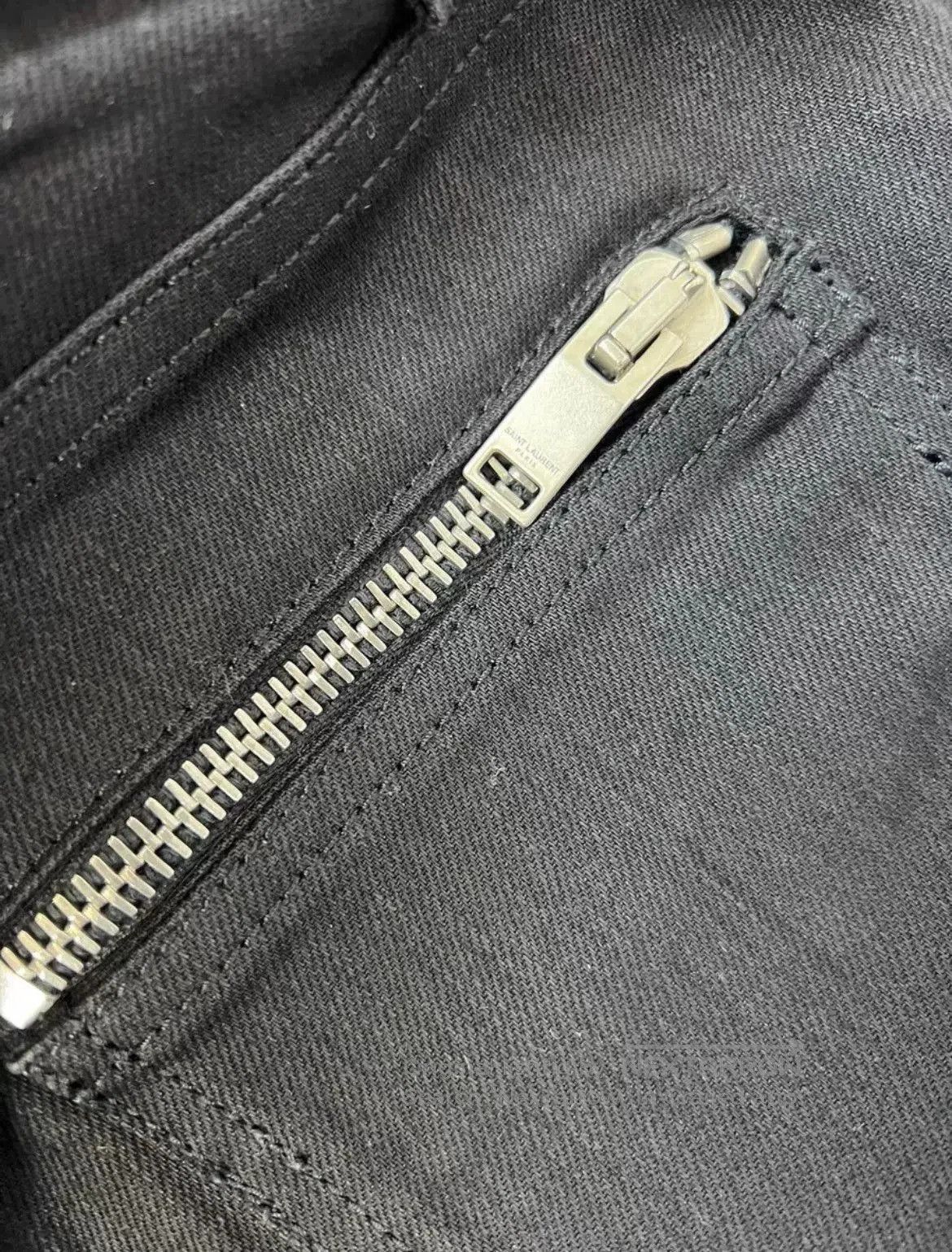 Saint Laurent Paris Saint Laurent Double Zipper Jeans. Size US 28 / EU 44 - 3 Thumbnail