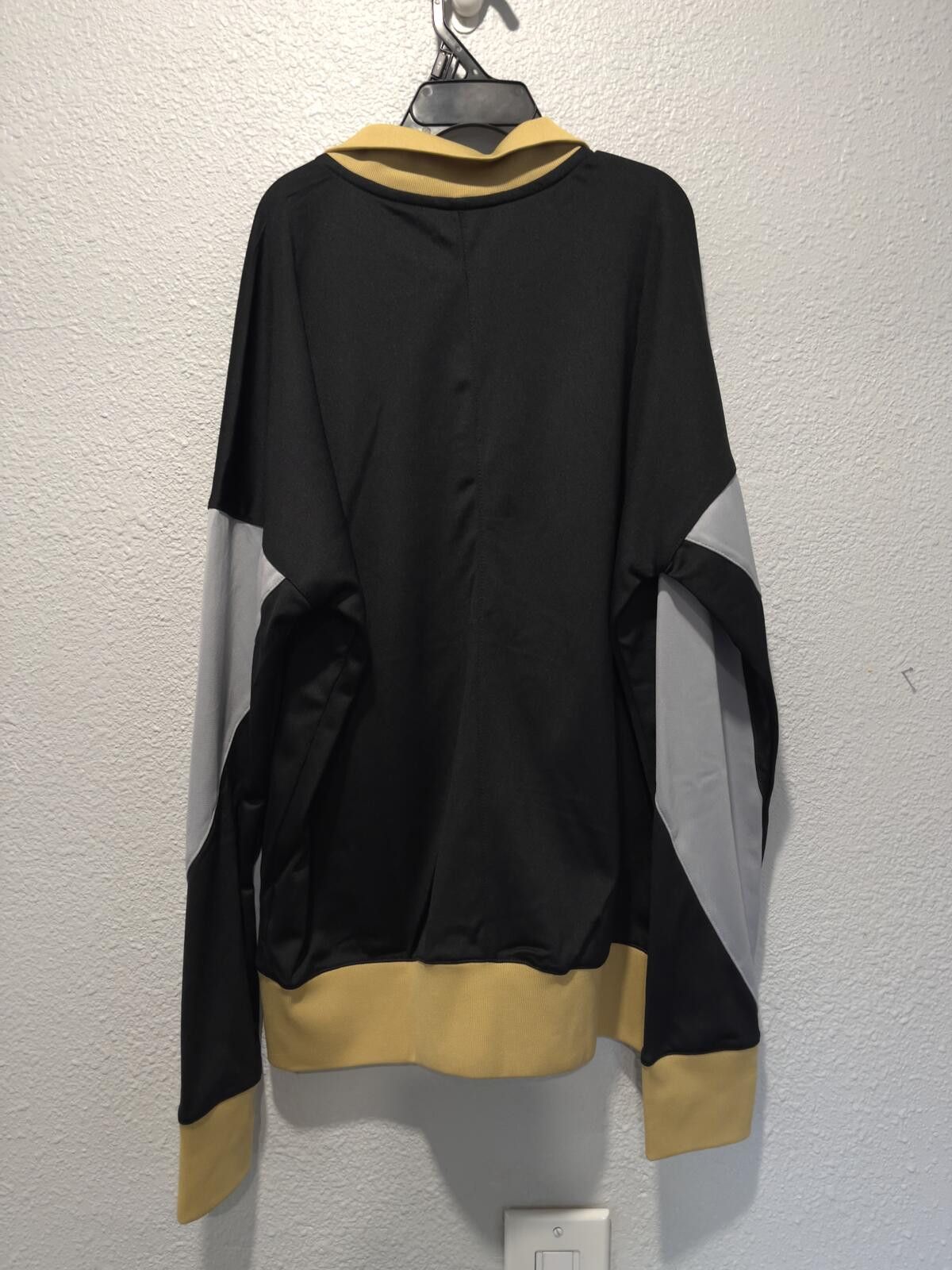 Nike Nike Women's Dri-FIT Black and Gold Zip-Up Jacket Size S Size S / US 4 / IT 40 - 2 Thumbnail