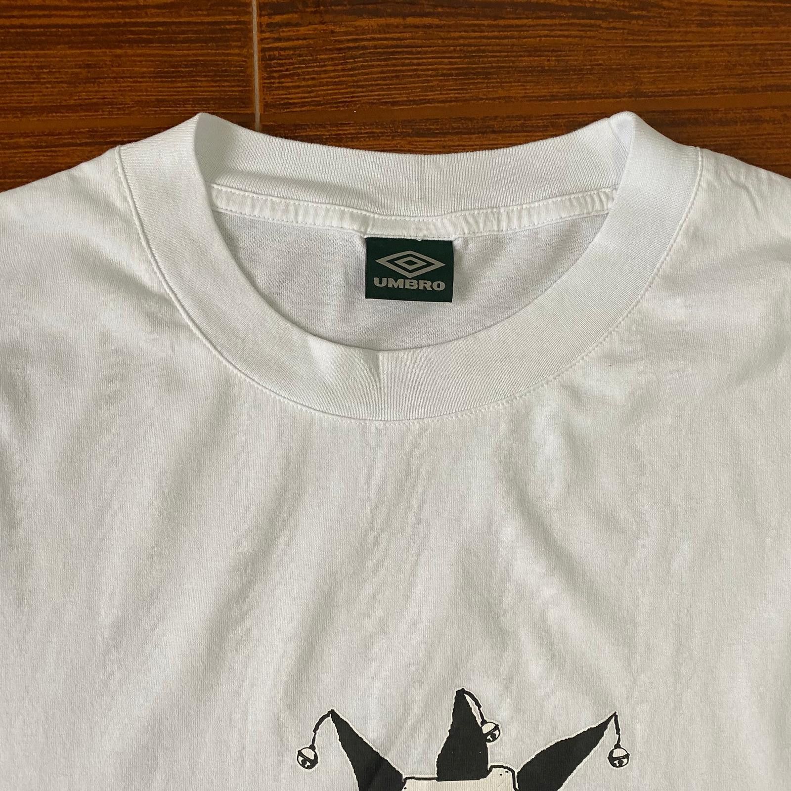Umbro × Umbro White Skull Logo Oversized T-Shirt Size US XXL / EU 58 / 5 - 6 Thumbnail