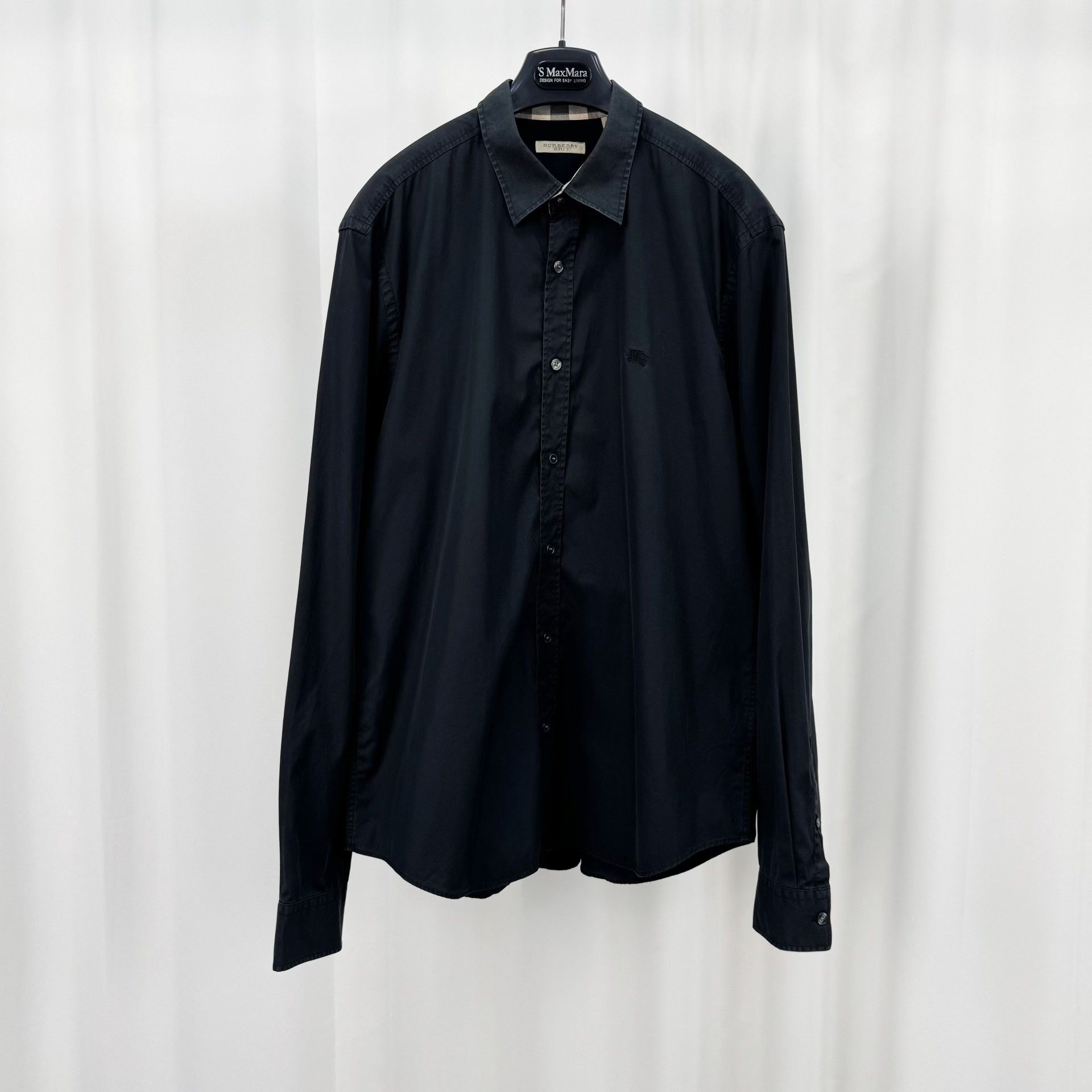 Burberry Burberry Embroidered Equestrian Knight Check Shirt Size US XXL / EU 58 / 5 - 1 Thumbnail