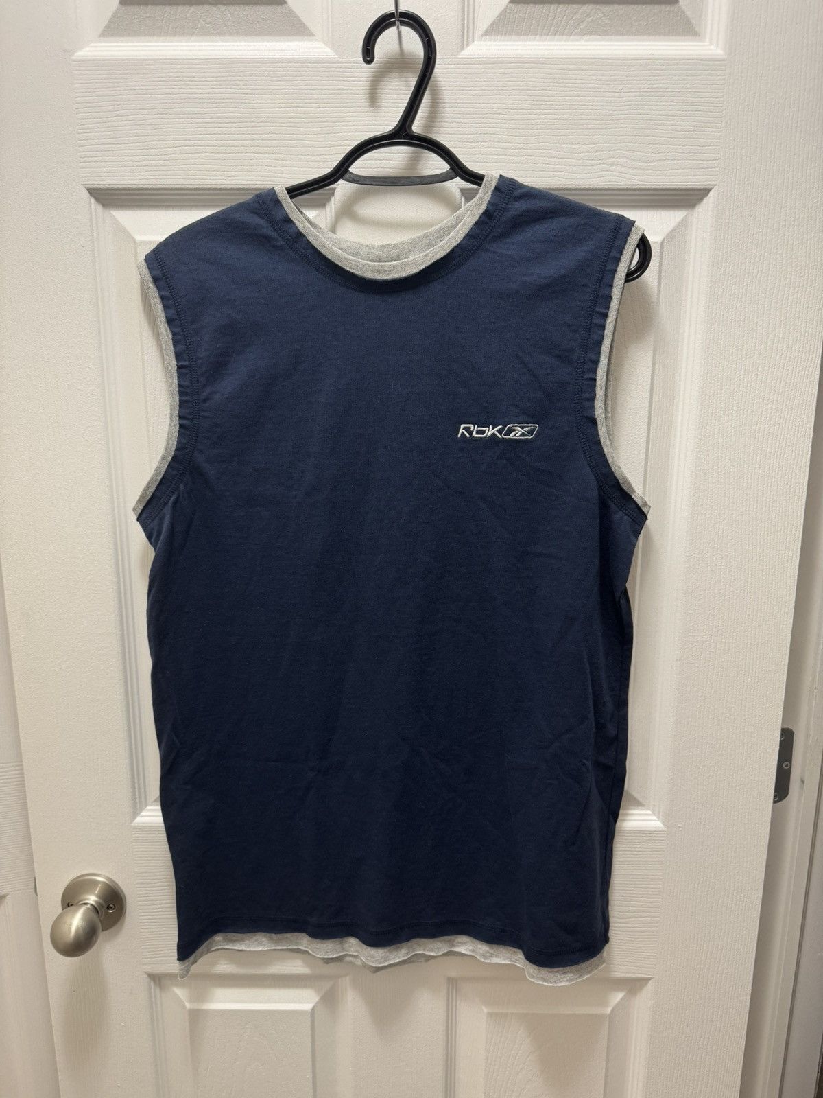 Reebok Reebok RBK Vintage Double Layered Tank Top Hockey Navy Size US XL / EU 56 / 4 - 1 Thumbnail