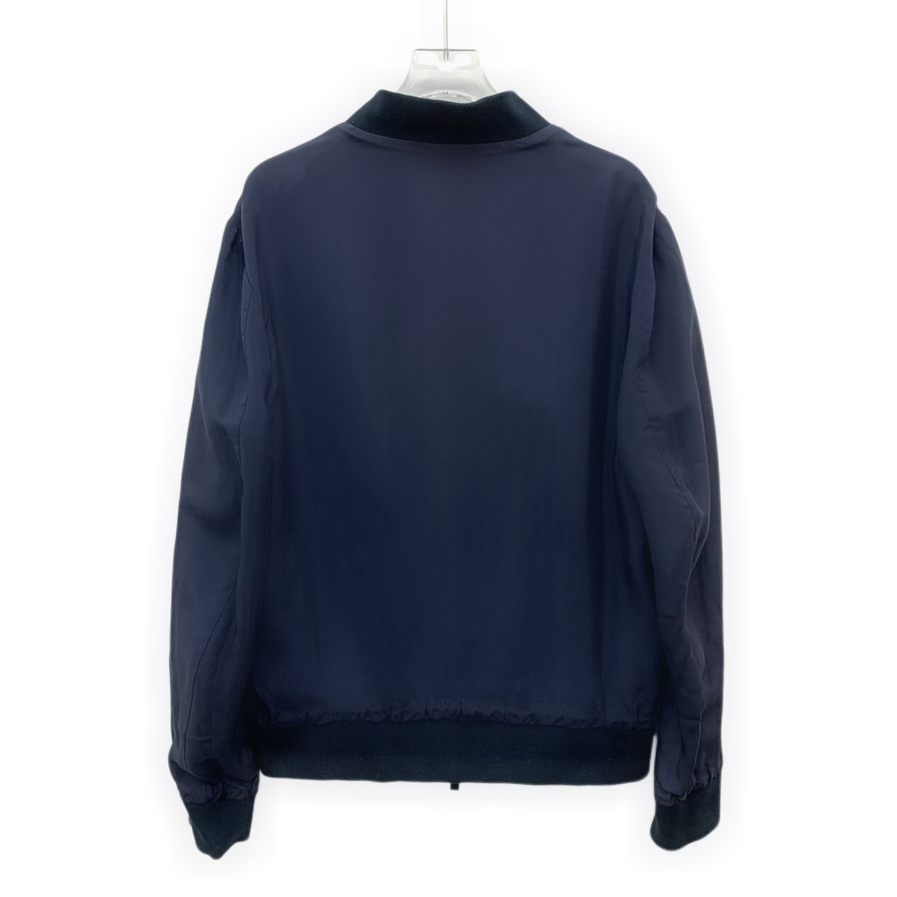 Fendi Fendi Navy Cartoon Print Silk Reversible Jacket (Size 48) Size US M / EU 48-50 / 2 - 2 Thumbnail