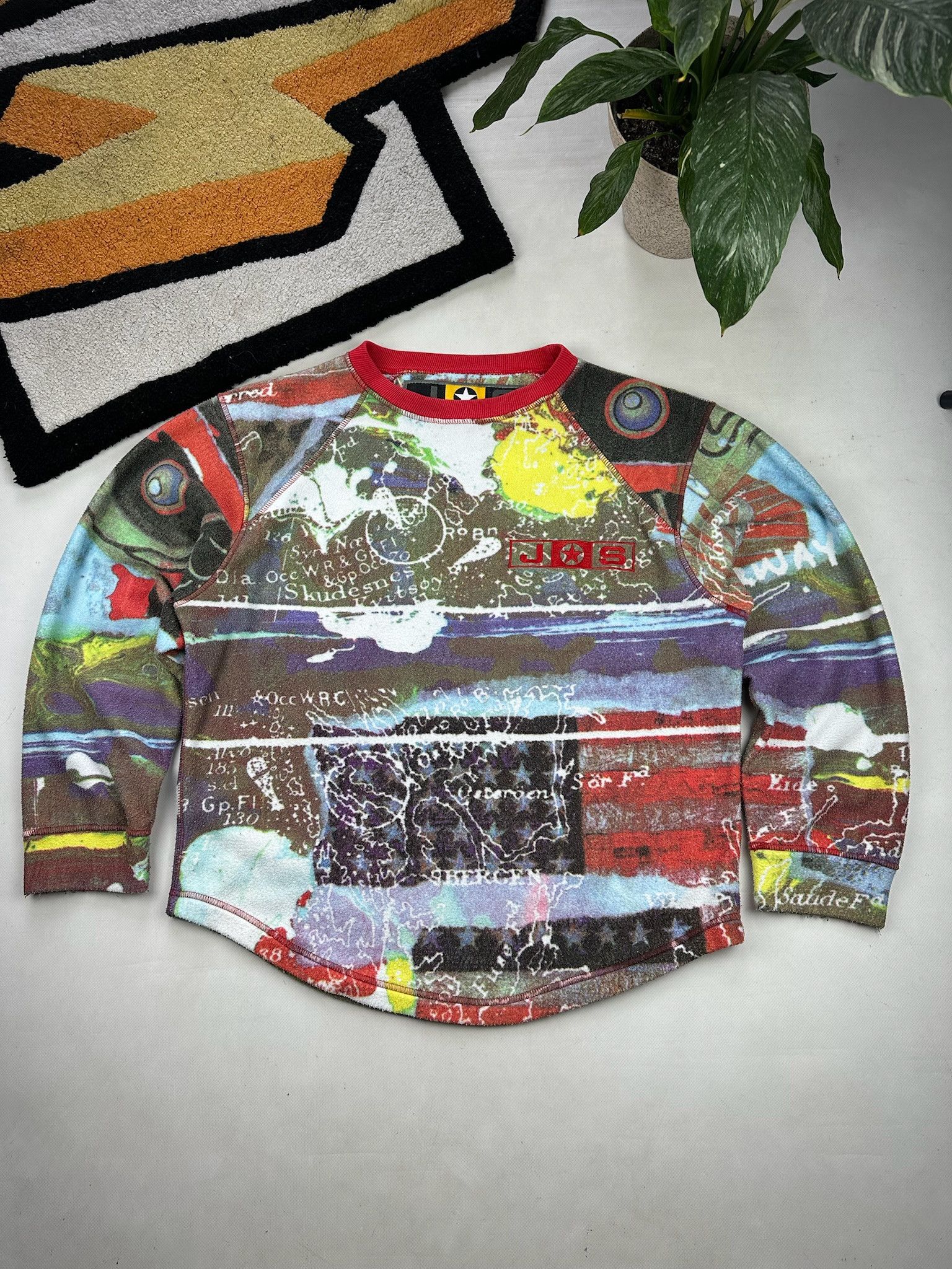 JET SET JET SET VINTAGE longsleeve acid psychedelic drugs lsd usa Size US M / EU 48-50 / 2 - 7 Thumbnail