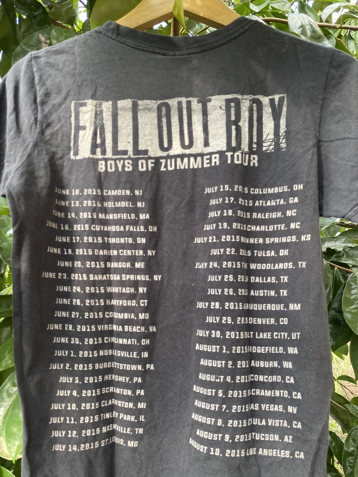 Band Tees × Vintage Vintage fall out boy tour 2015 tee Size US S / EU 44-46 / 1 - 4 Thumbnail