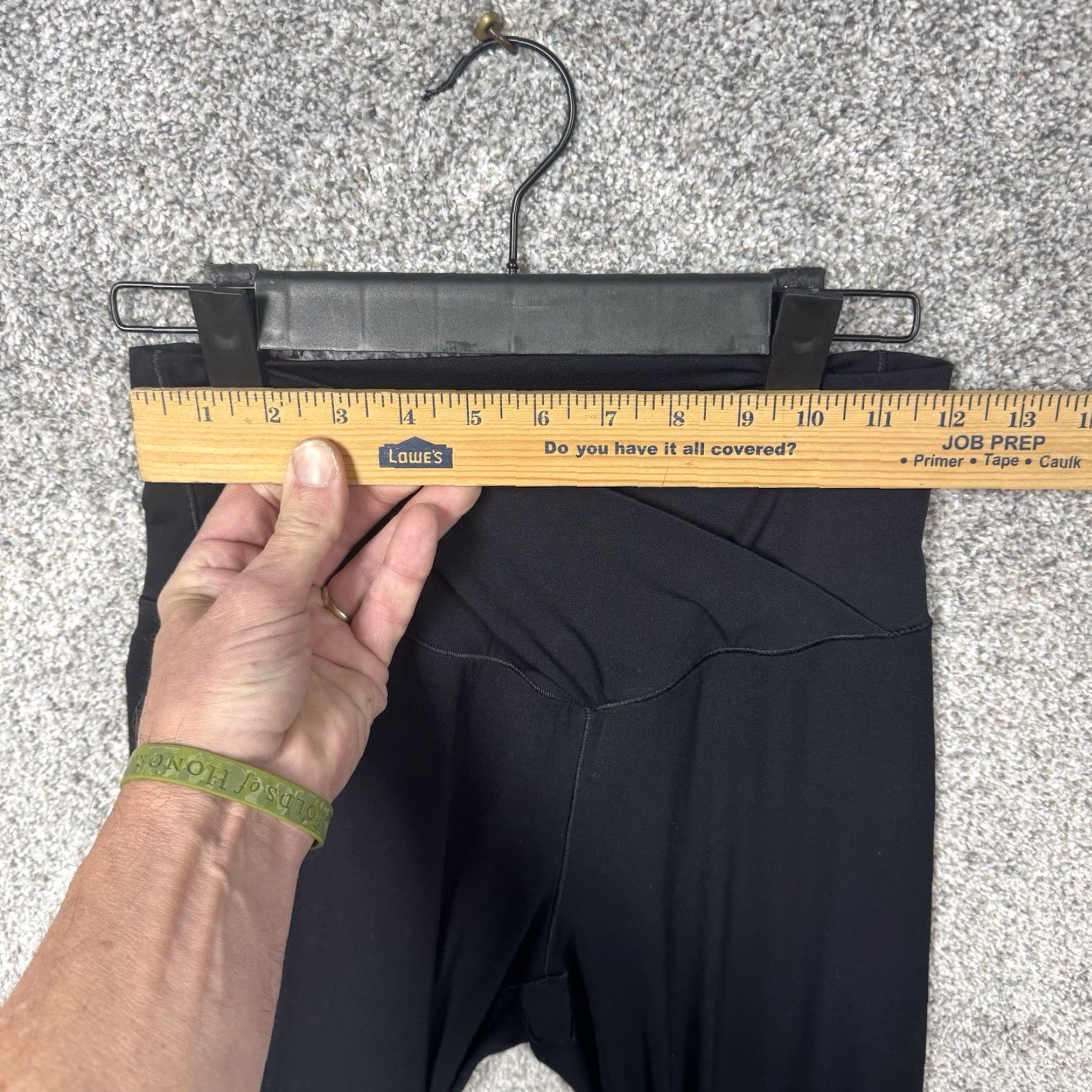 Vintage Sunzel Flare Pants Medium High Waisted Stretch Yoga Athletic Workout Leggings Size 32" / US 10 / IT 46 - 3 Thumbnail