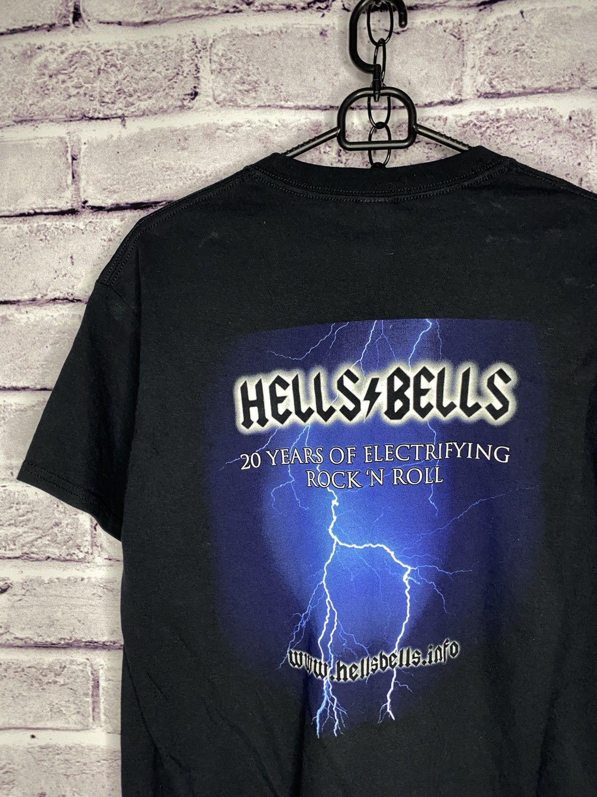 AC/DC Men's T-Shirt AC/DC Hells Bells Est 1996 A Tribute To Tee Size US M / EU 48-50 / 2 - 8 Thumbnail