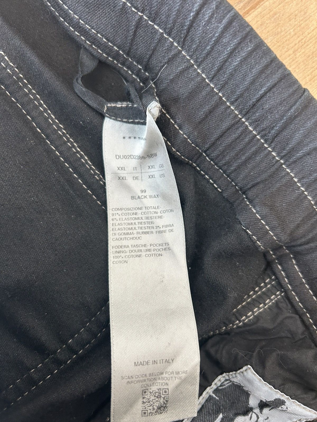 Rick Owens Drkshdw Rick Owens DRKSHDW black oiled cargo pants size XL Size US 36 / EU 52 - 7 Thumbnail