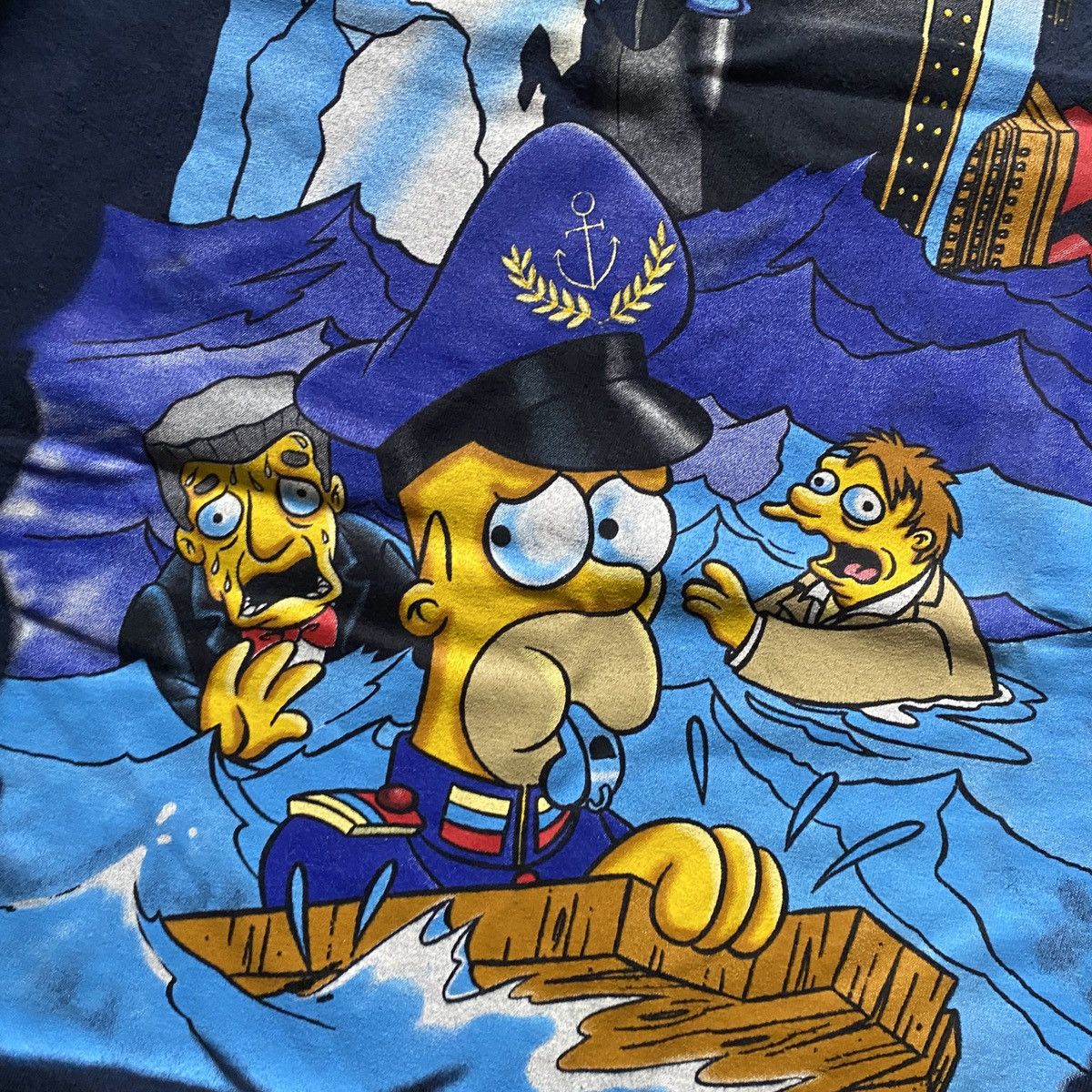 Cartoon Network VINTAGE 1998 THE SIMPSONS PARODY TITANIC HUMOR T SHIRT 178 Size US M / EU 48-50 / 2 - 4 Thumbnail