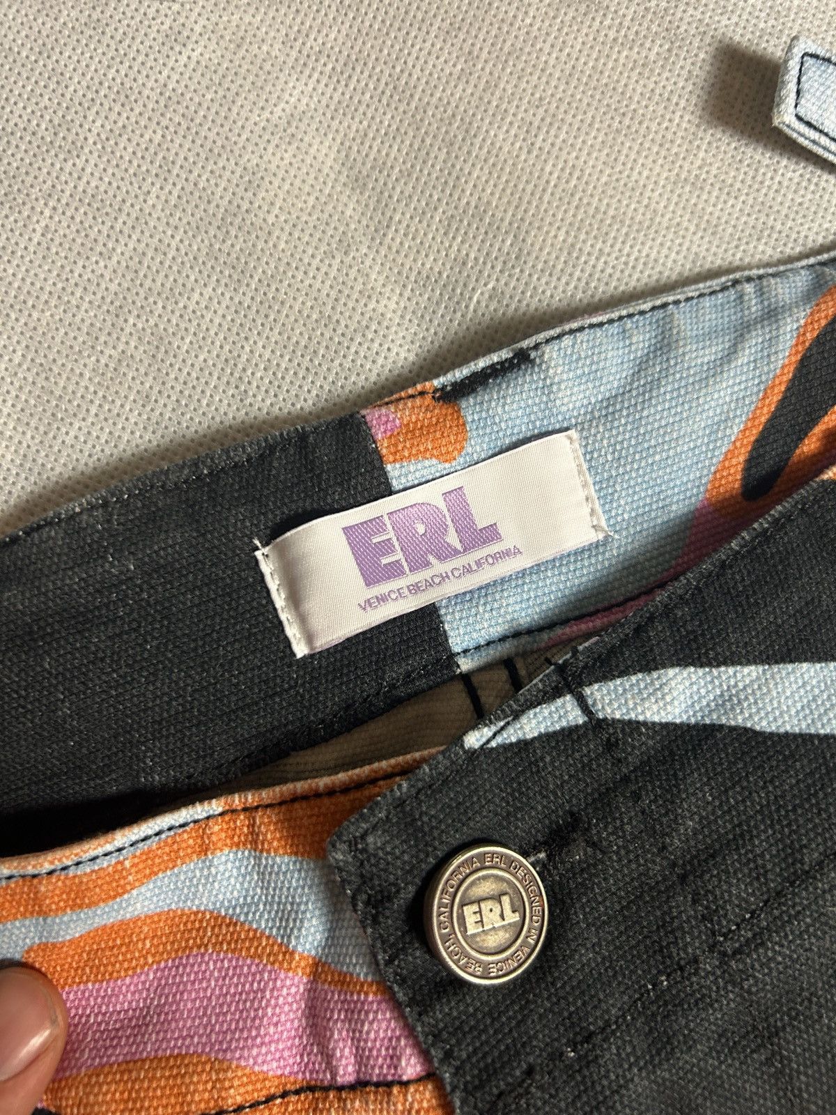 ERL ERL Multi Color Cargo Pants Size US 36 / EU 52 - 3 Thumbnail