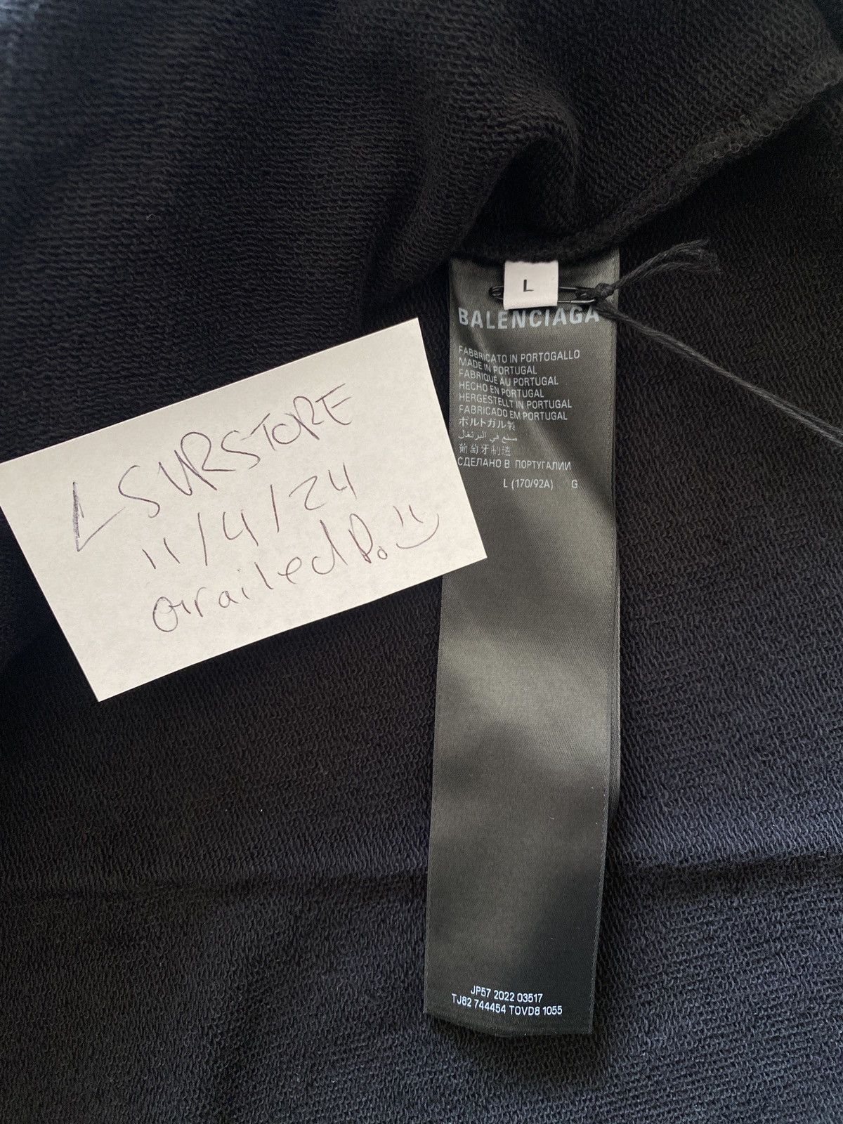 Balenciaga Balenciaga Heavy Metal Zip Hoodie with Mud Details Large Size US L / EU 52-54 / 3 - 5 Thumbnail