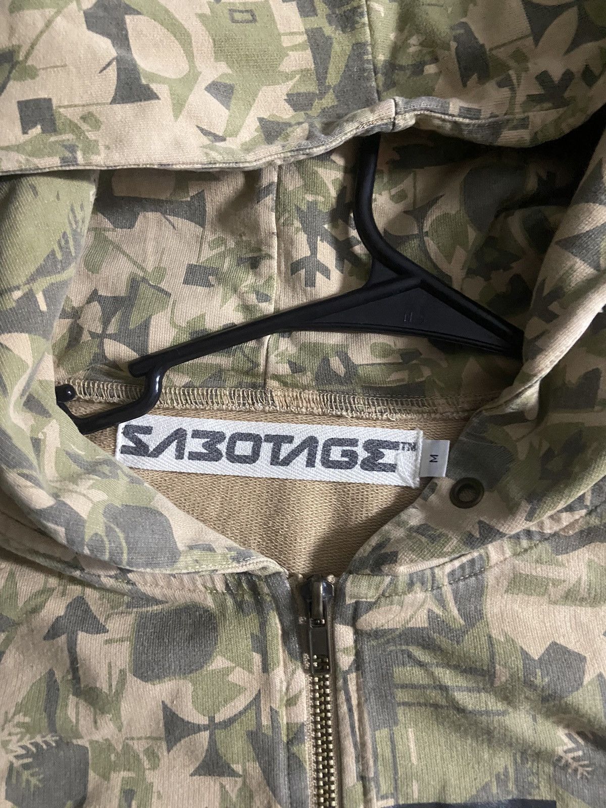 Japanese Brand SBTG zip hoodie, SABOTAGE Size US M / EU 48-50 / 2 - 4 Thumbnail