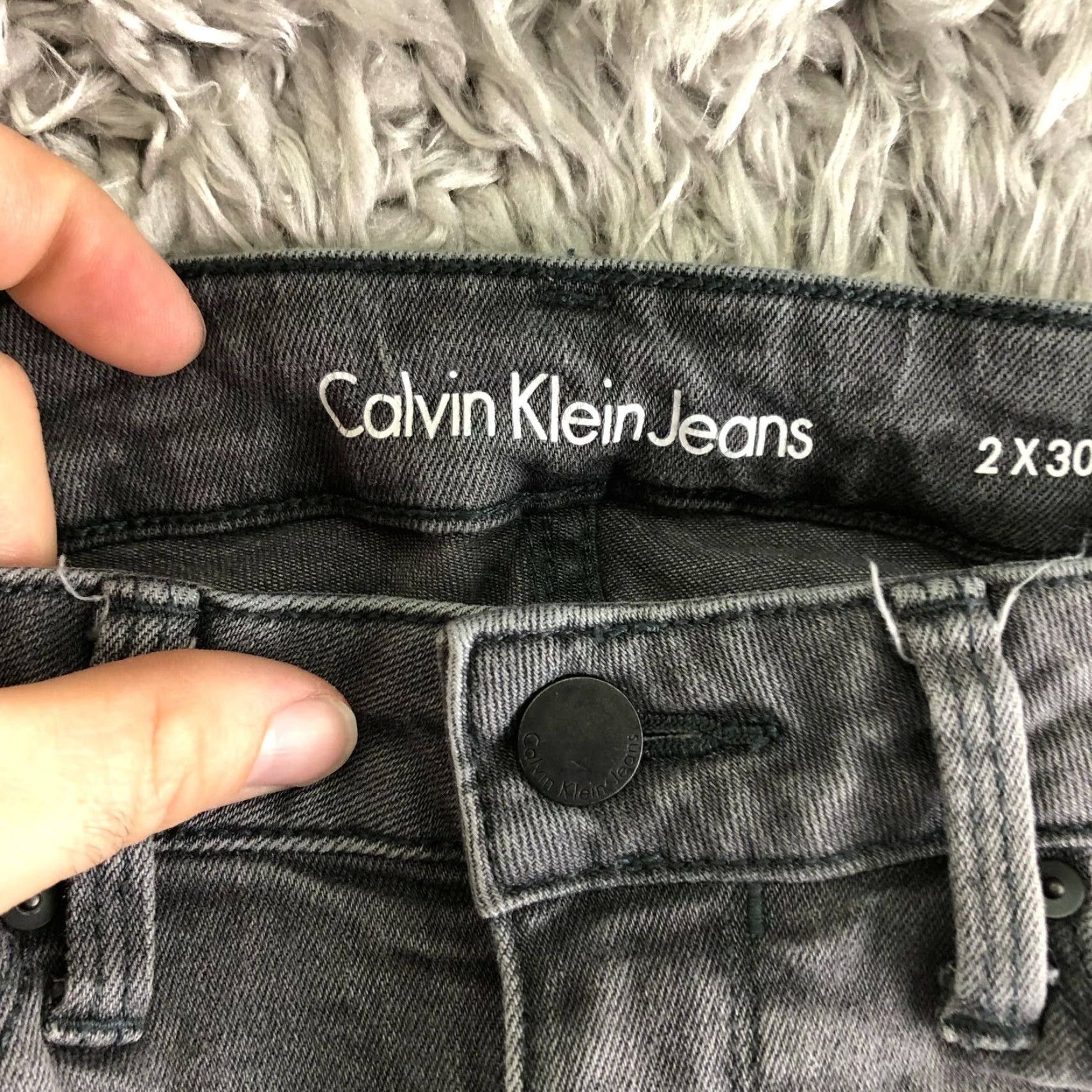 Calvin Klein Calvin Klein Ultimate Skinny Womens Size 2 Low Rise Medium Wash Gray Denim Jeans Size 26" / US 2 / IT 38 - 7 Thumbnail