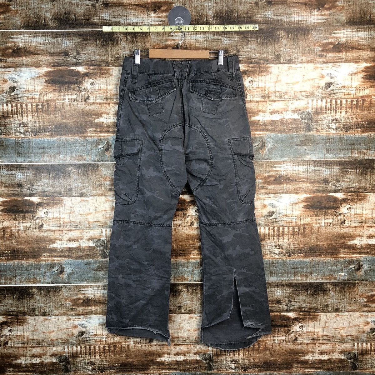 Japanese Brand DL Camo Gray Cargo Military utility Multipocket Pants #C638 Size US 29 - 15 Thumbnail