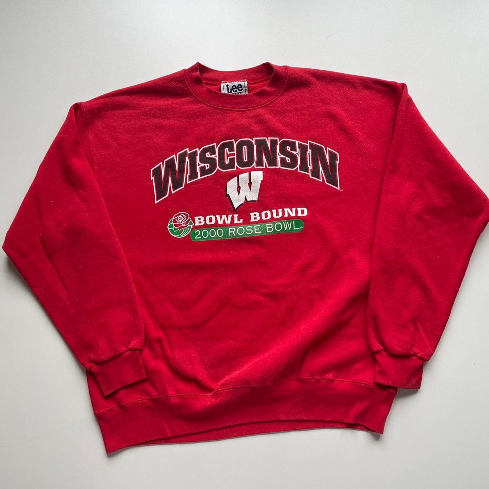 NCAA Vintage Wisconsin Badgers Rose-Bowl NCAA Crewneck Large Rare Size US L / EU 52-54 / 3 - 1 Thumbnail