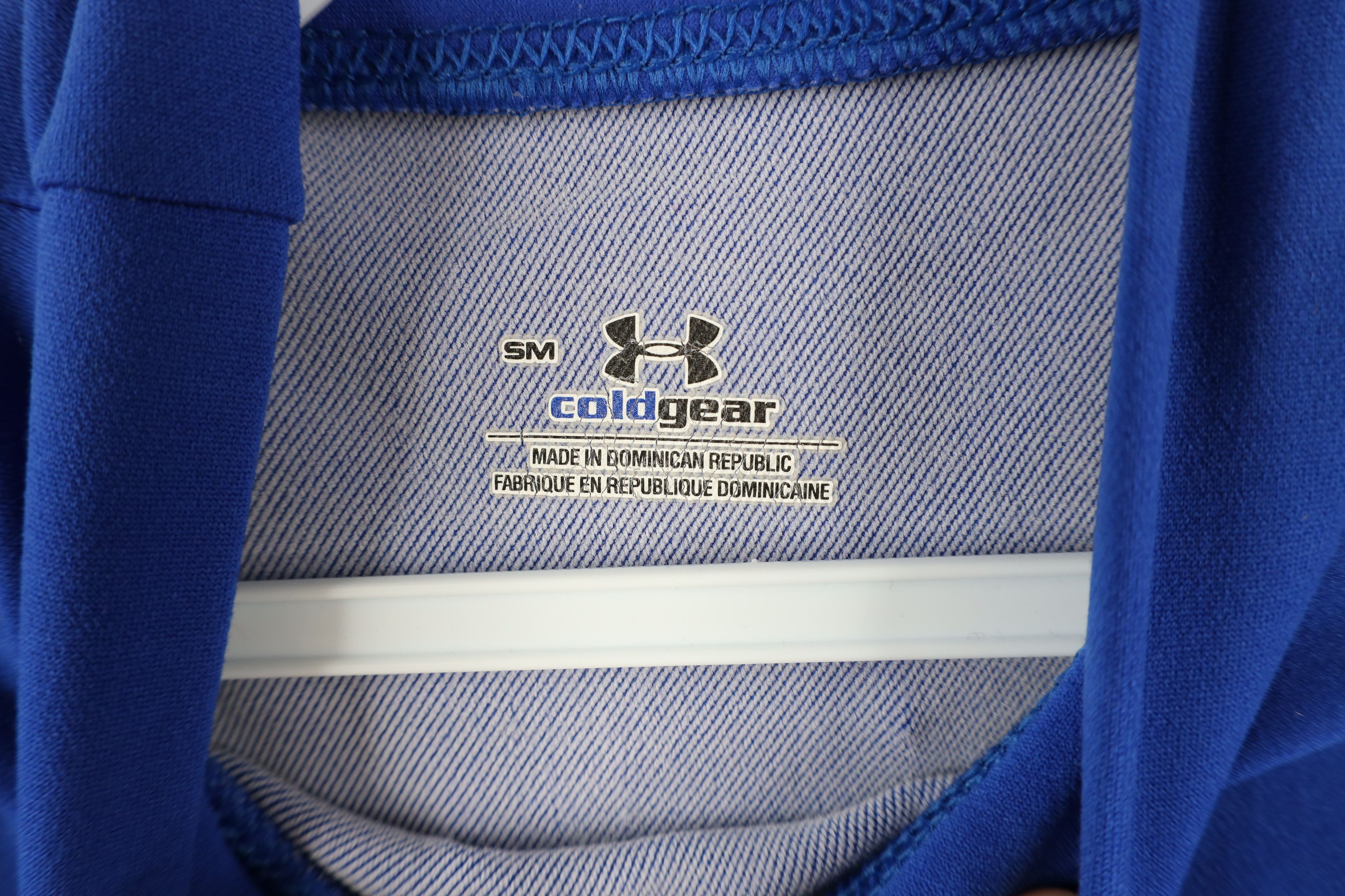 Under Armour × Vintage Under Armour Compression Mock Neck Training T-Shirt Blue Size US S / EU 44-46 / 1 - 6 Thumbnail