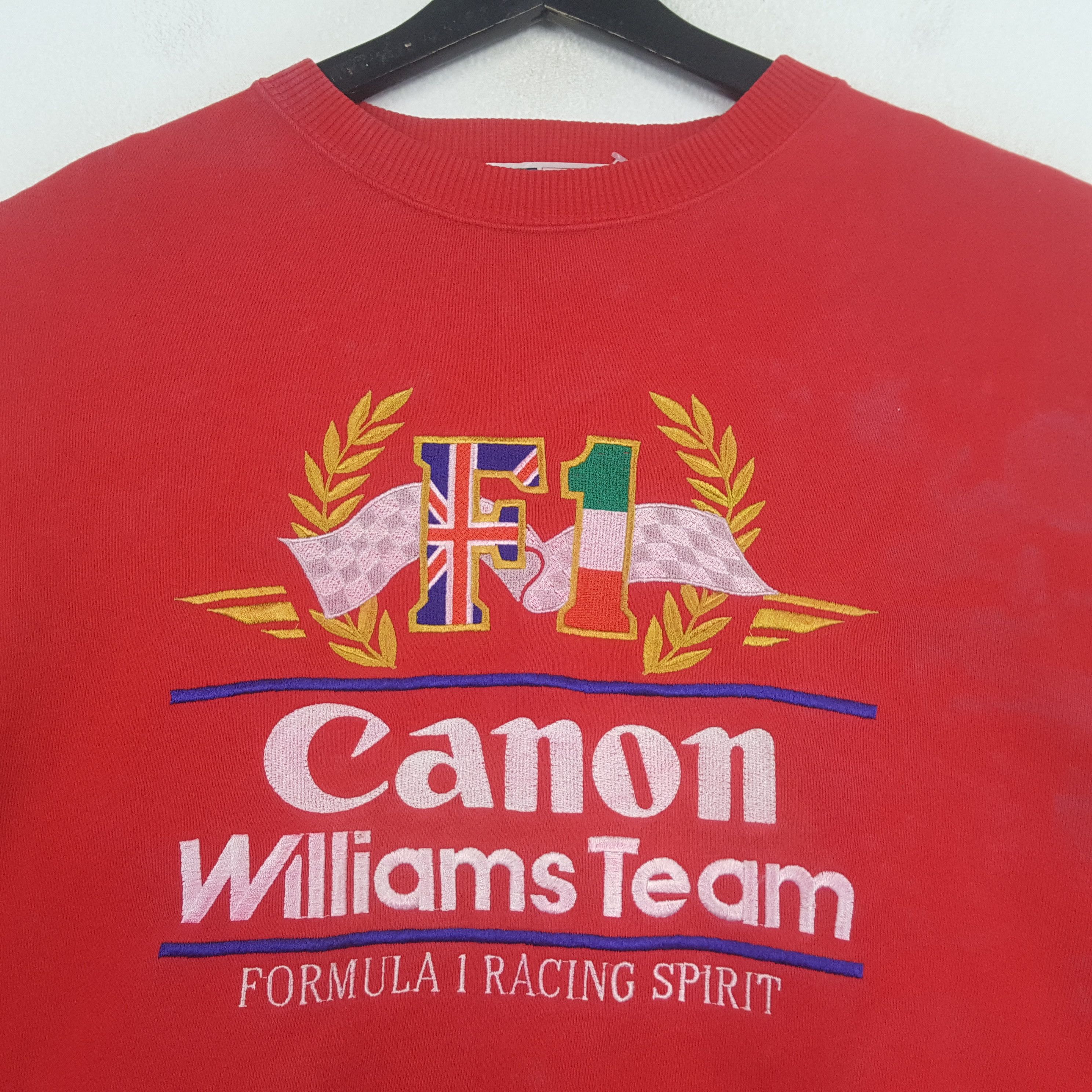 Canon CANON WILLIAMS Formula 1 Racing Spirit Sweatshirt C295N6 Size US M / EU 48-50 / 2 - 2 Thumbnail