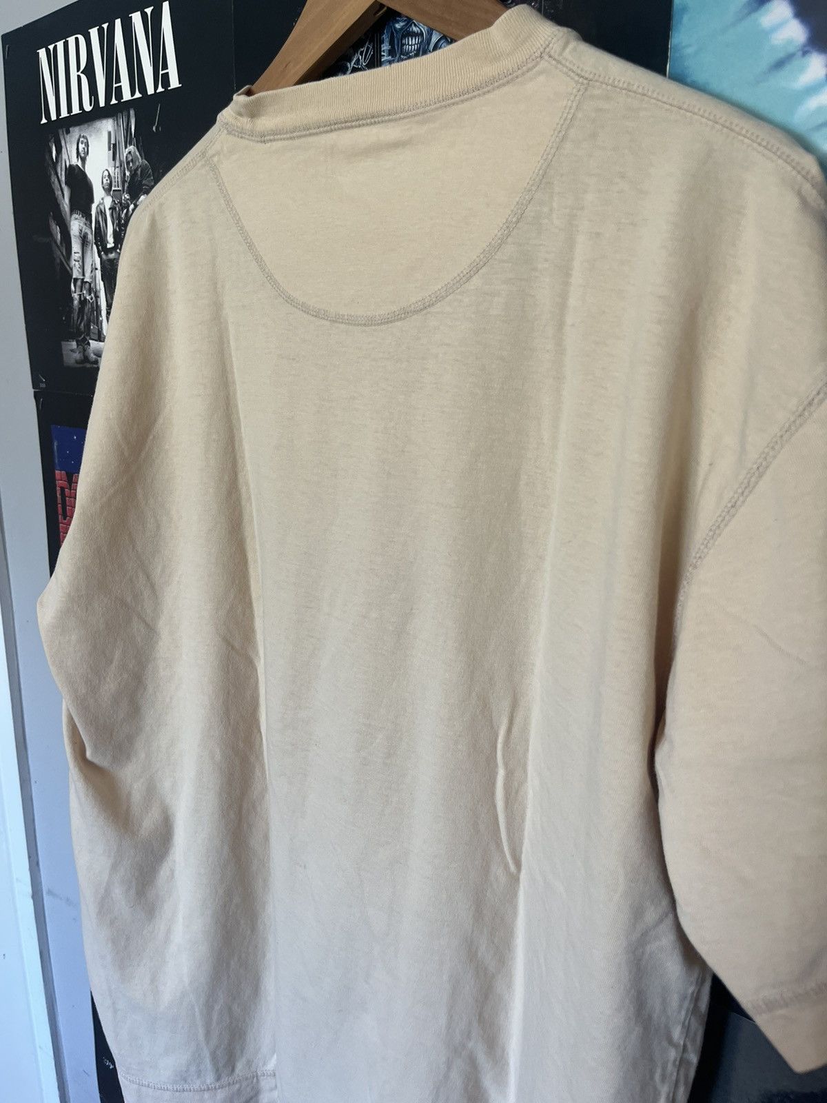 Other Vintage 90’s Cream Essential oversized boxy tee shirt Size US XL / EU 56 / 4 - 6 Thumbnail