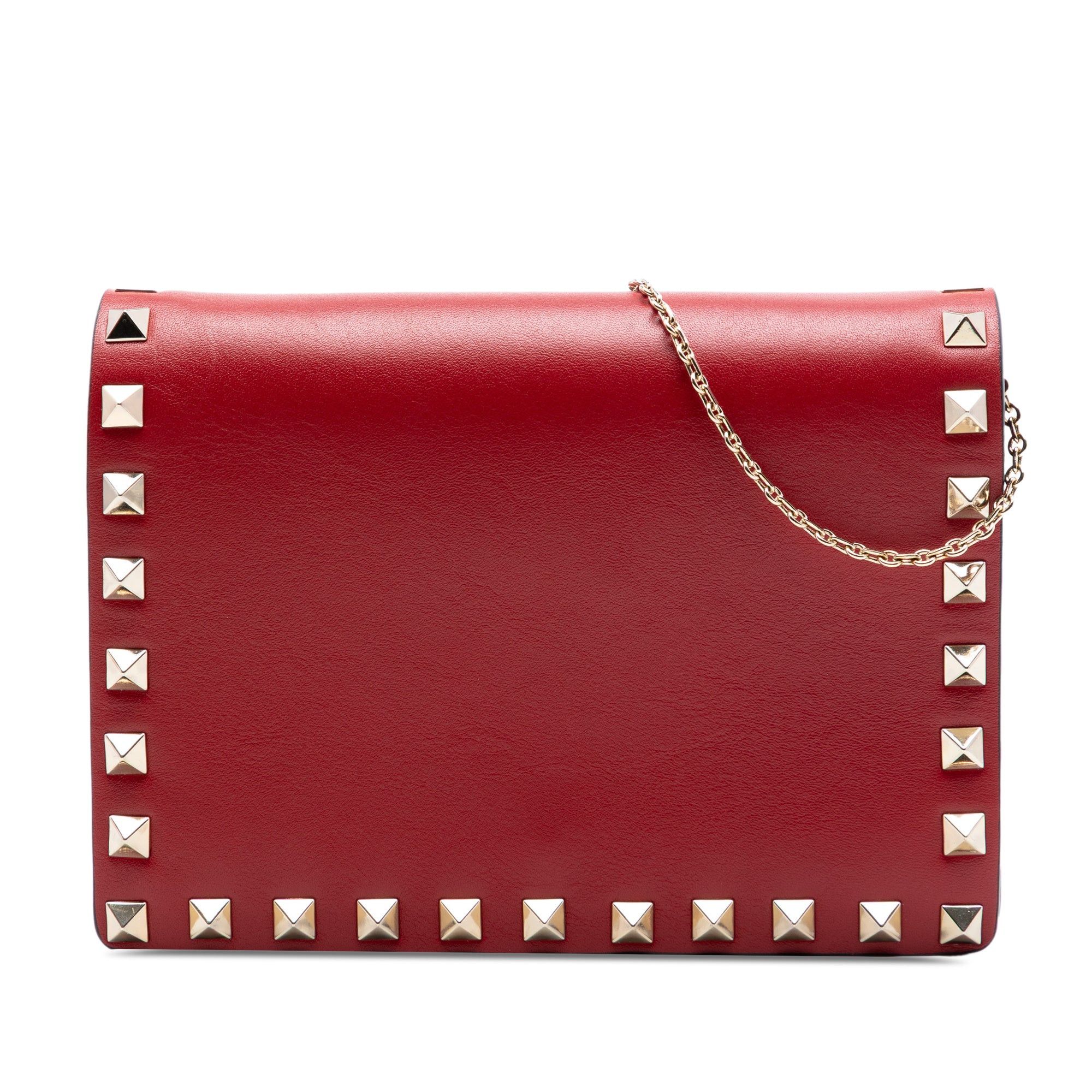 Valentino Leather Rockstud Chain Pouch Size ONE SIZE - 1 Thumbnail