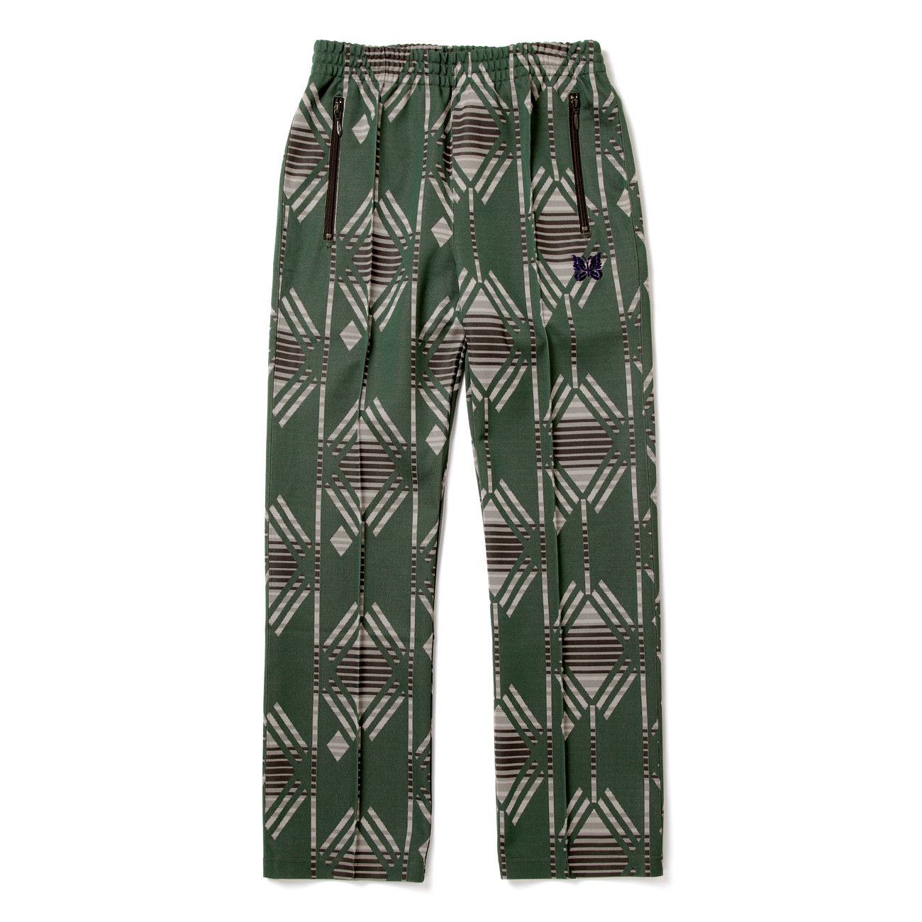 image of Needles Track Pant - Poly Jq. - Native Green Xs, Men's (Size 26)