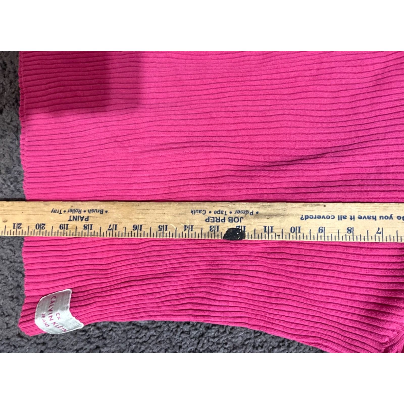 Calvin Klein Calvin Klein Jeans Ribbed Cable V-neck Sweater Pink Size Medium Cotton Womens Size M / US 6-8 / IT 42-44 - 7 Thumbnail