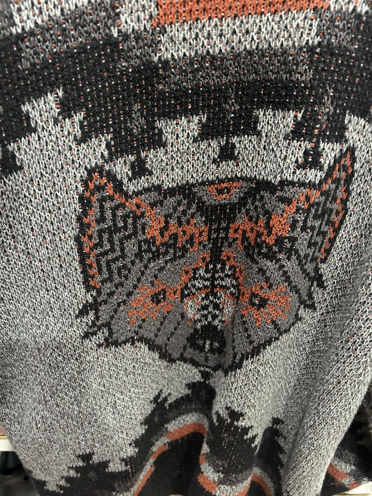 Urban Outfitters Wolf Cardigan Size US L / EU 52-54 / 3 - 3 Thumbnail