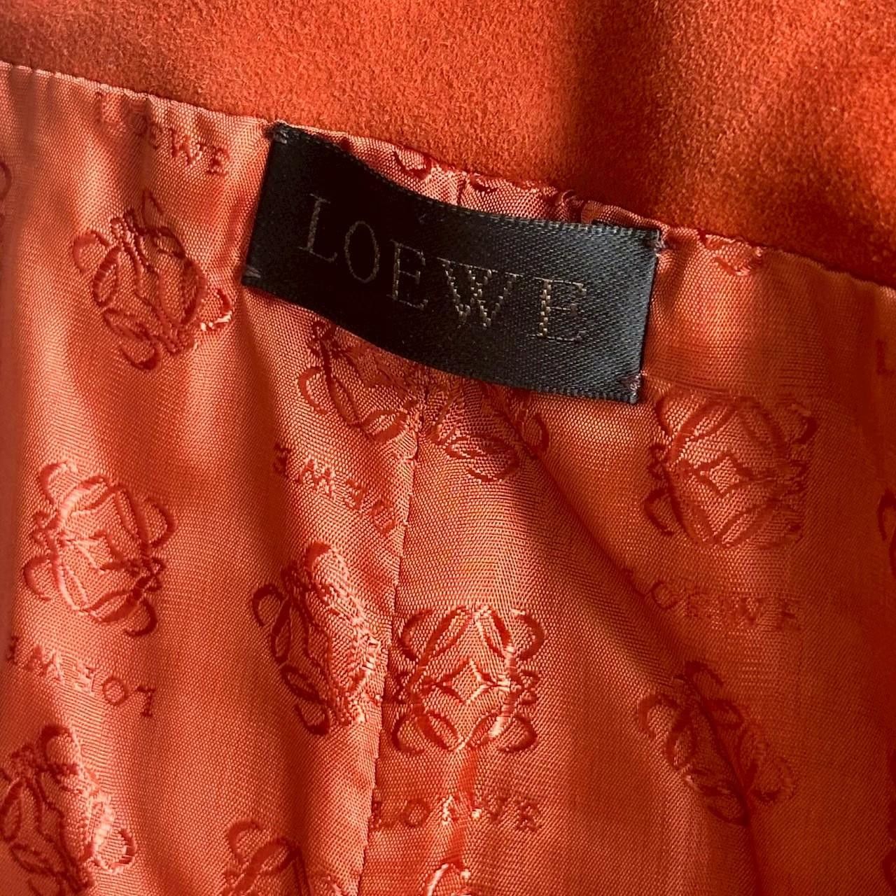 Loewe LOEWE Suede Wrap Skirt – Burnt Orange – Made in Spain – NWT Size 28" / US 6 / IT 42 - 4 Thumbnail