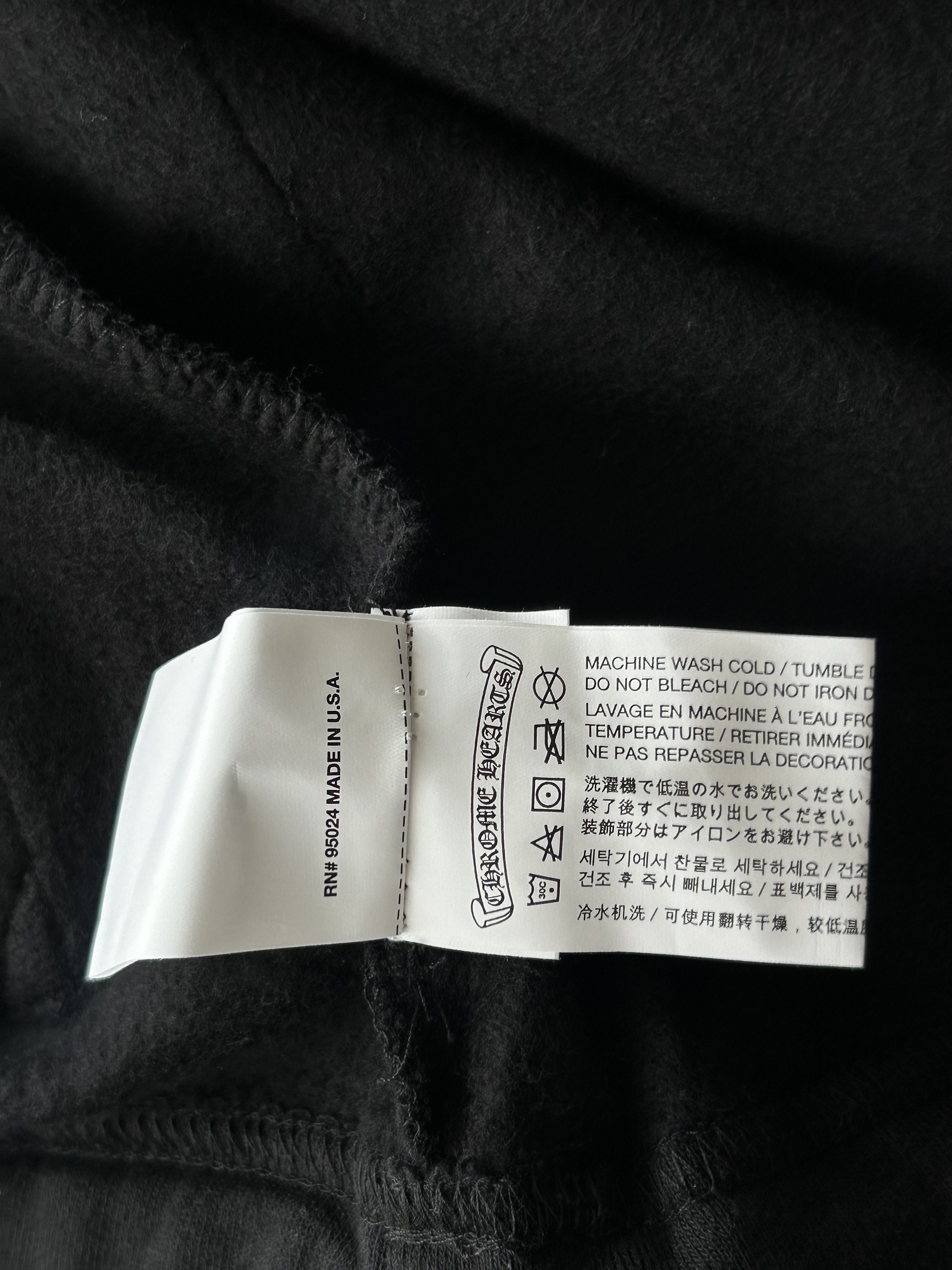 Chrome Hearts Chrome Hearts Black & White Dagger Logo Women's Sweatpants Size 34" / US 12 / IT 48 - 4 Thumbnail