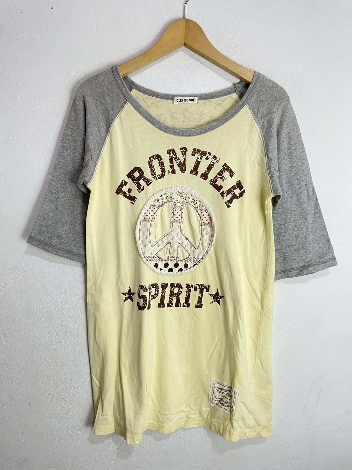 Hysteric Glamour Japanese Clef de sol Longsleeve Y2k poem frontier spirit Size M / US 6-8 / IT 42-44 - 1 Thumbnail
