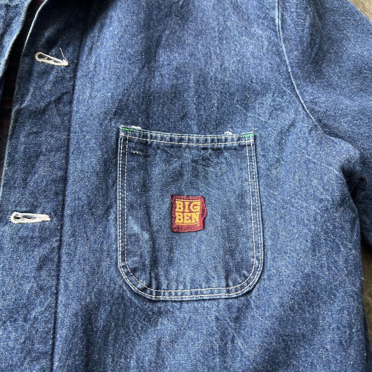 Vintage 🔥 Vintage Big Ben Blanket Denim Chore Jacket Size US L / EU 52-54 / 3 - 10 Thumbnail