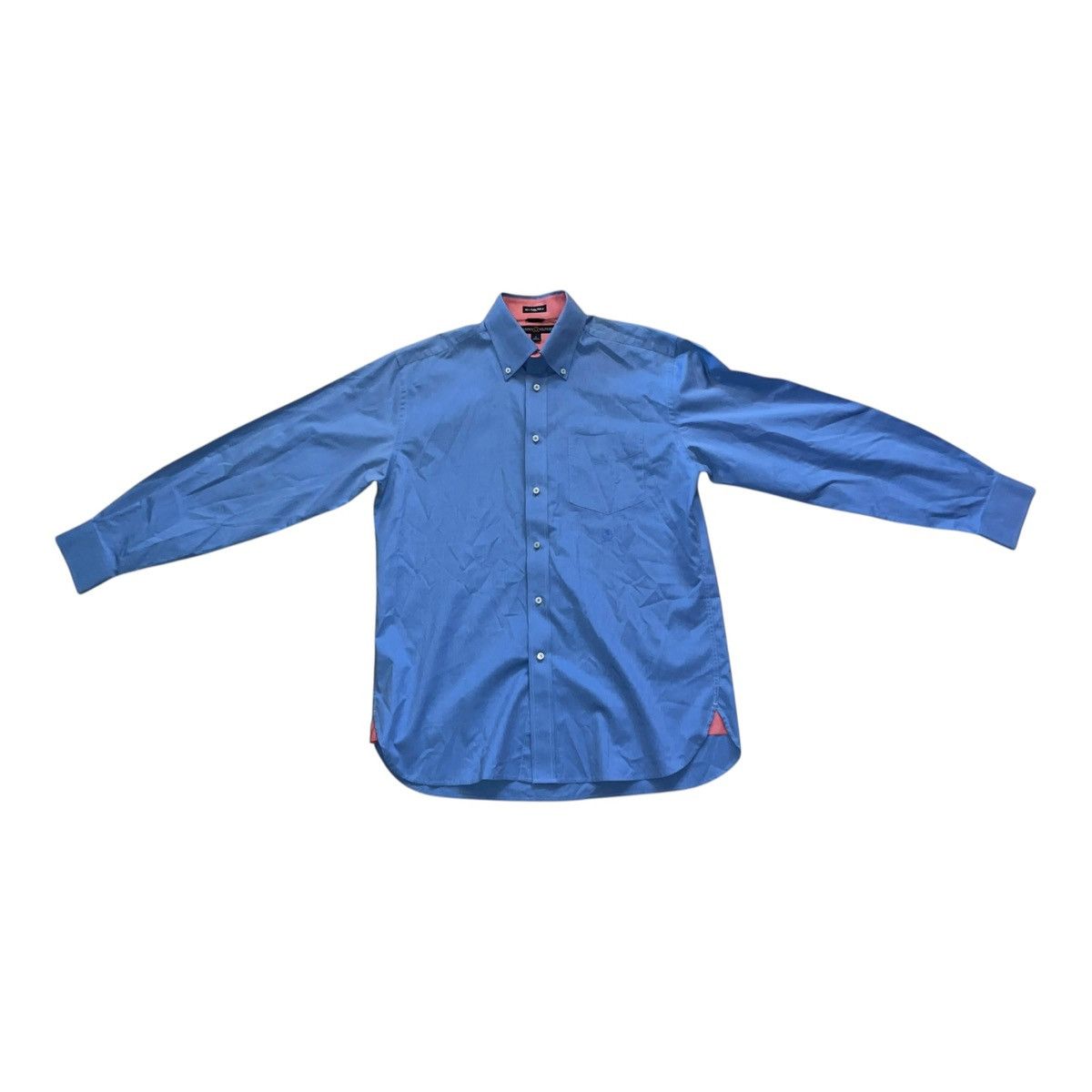 Tommy Hilfiger Tommy Hilfiger 80's 2 Ply Fabric Blue Pink Button Down Size US M / EU 48-50 / 2 - 4 Thumbnail