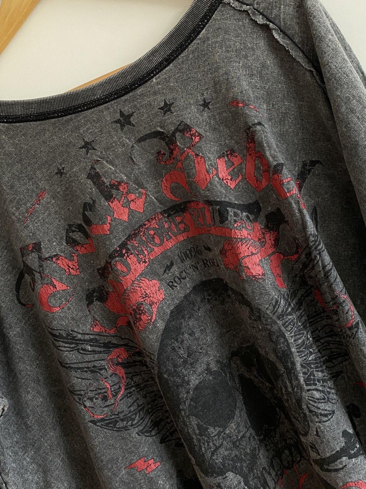 Affliction Rock Rebel Longsleeve | Double-Sided Print | Streetwear Size US XXL / EU 58 / 5 - 8 Thumbnail