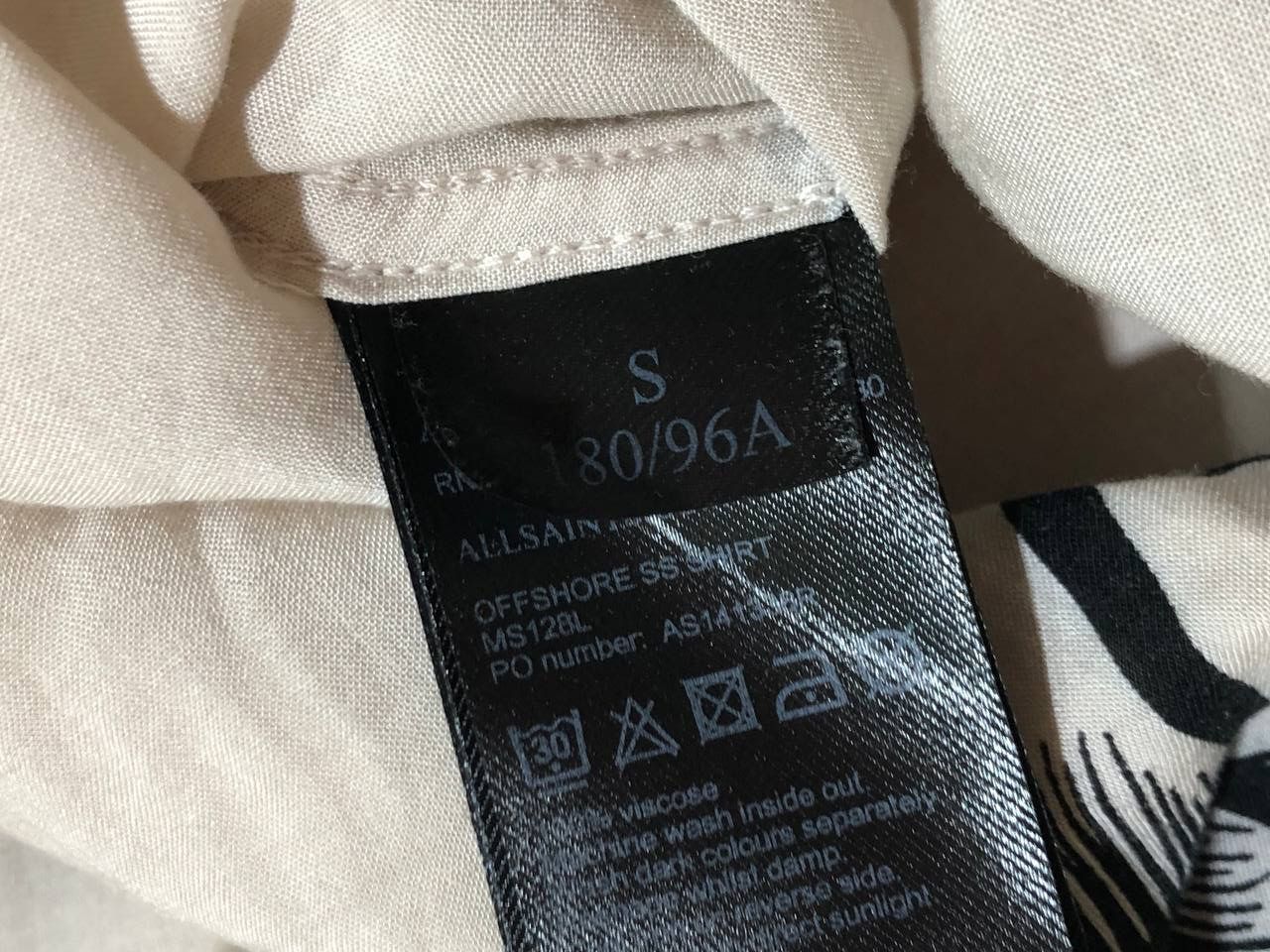 Allsaints Allsaints Shirt Size US S / EU 44-46 / 1 - 4 Thumbnail
