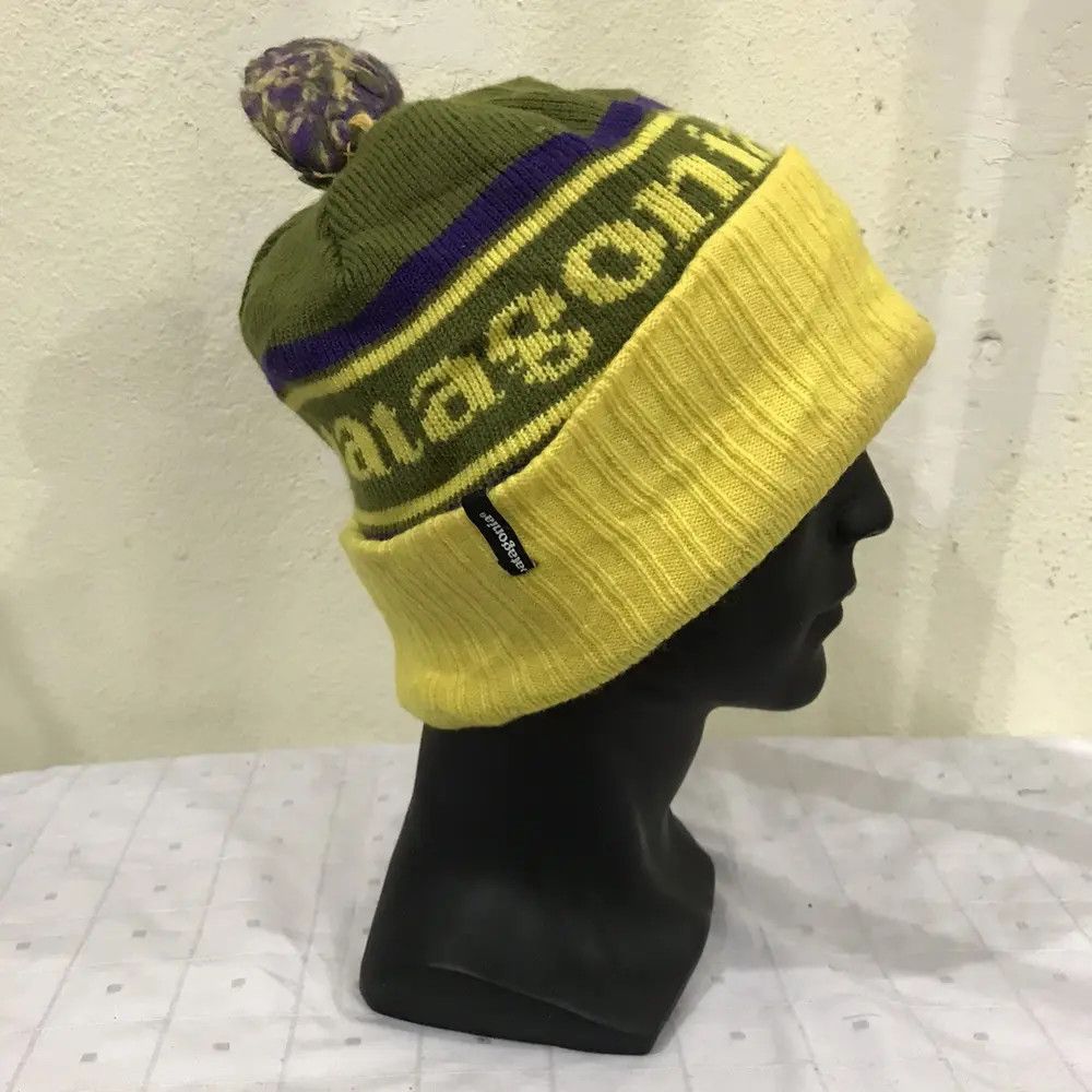 Patagonia × Vintage Patagonia Spellout Bobble Beanie Hat Size ONE SIZE - 3 Thumbnail