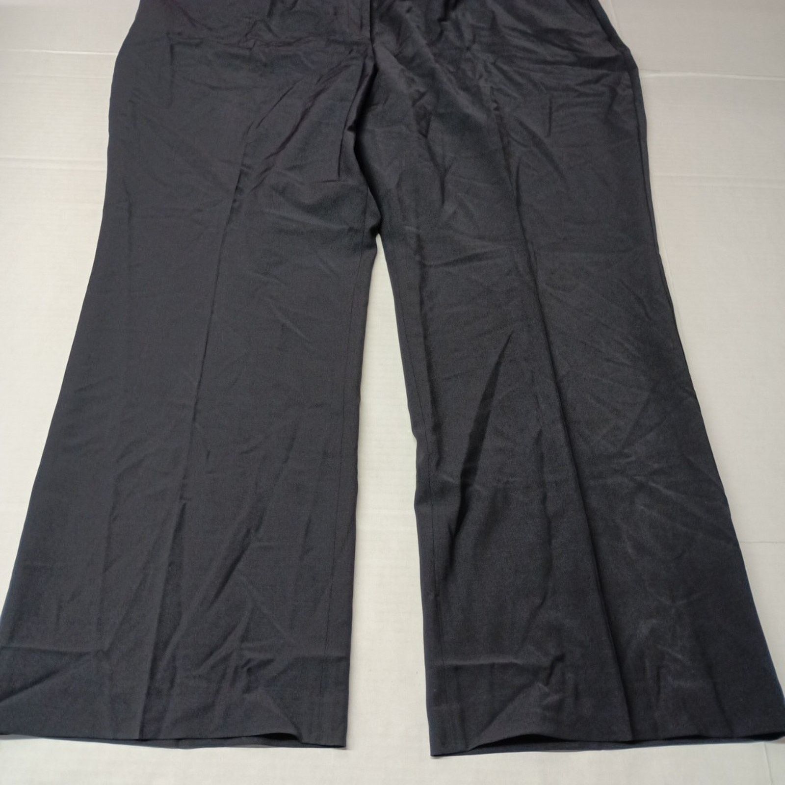 Other Talbots Women's High Waist Pants 24W Navy Blue Wool Blend Size 32" / US 10 / IT 46 - 2 Thumbnail