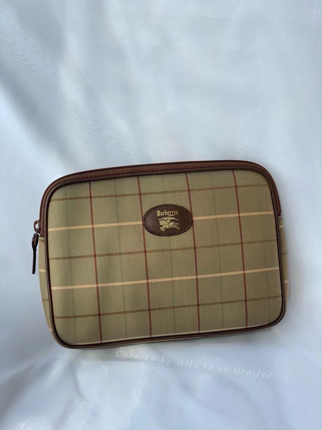 Burberry Burberry Vintage Canvas Check Clutch Size ONE SIZE - 1 Thumbnail